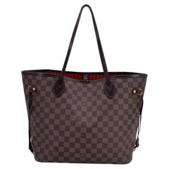 Louis Vuitton Brown Damier Ebene Canvas Neverfull MM Tote Bag