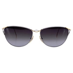 Gafas de sol Fendi Vintage de metal plateado FV 144 58/16 135mm