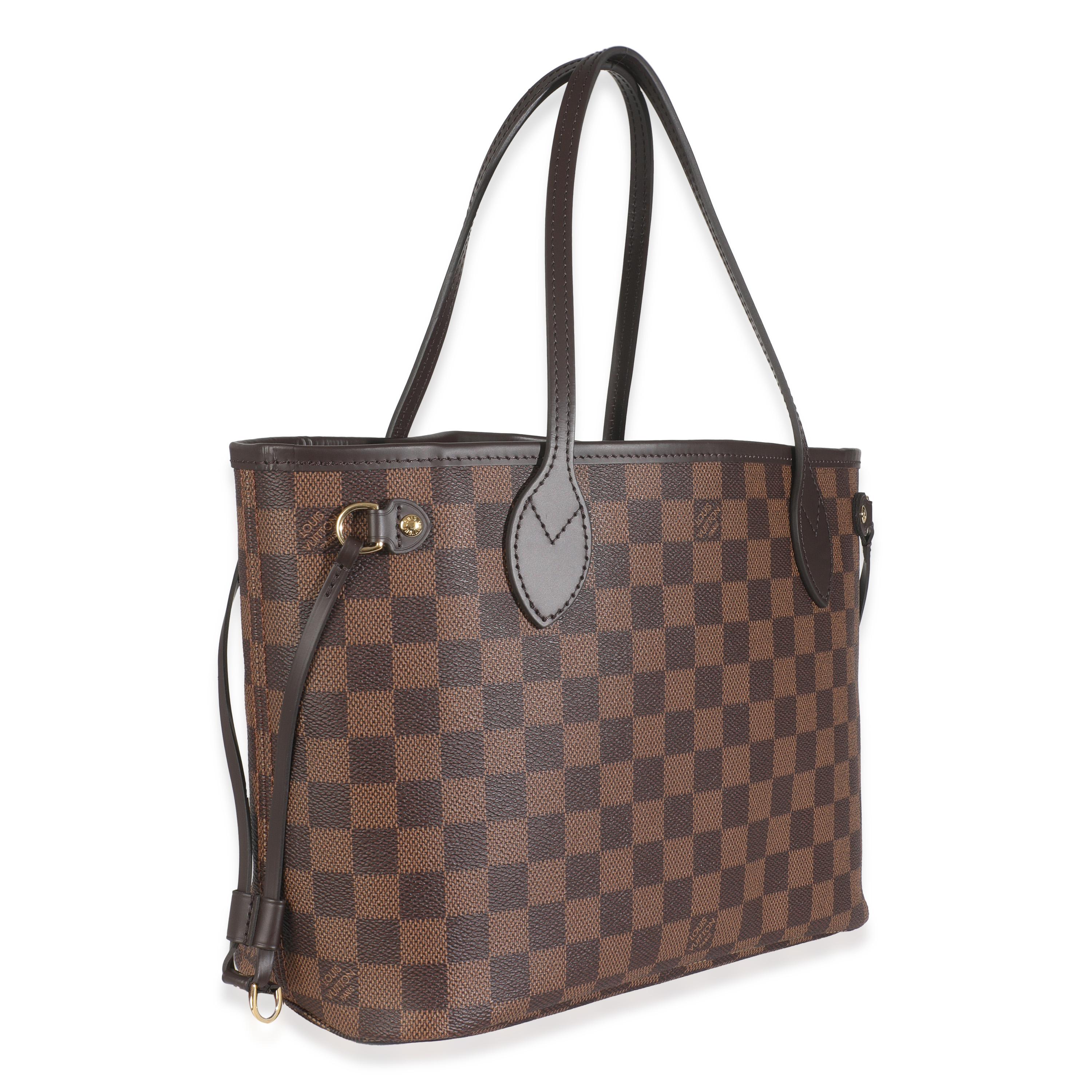Louis Vuitton Damier Ebene Canvas Neverfull PM im Zustand „Hervorragend“ in New York, NY