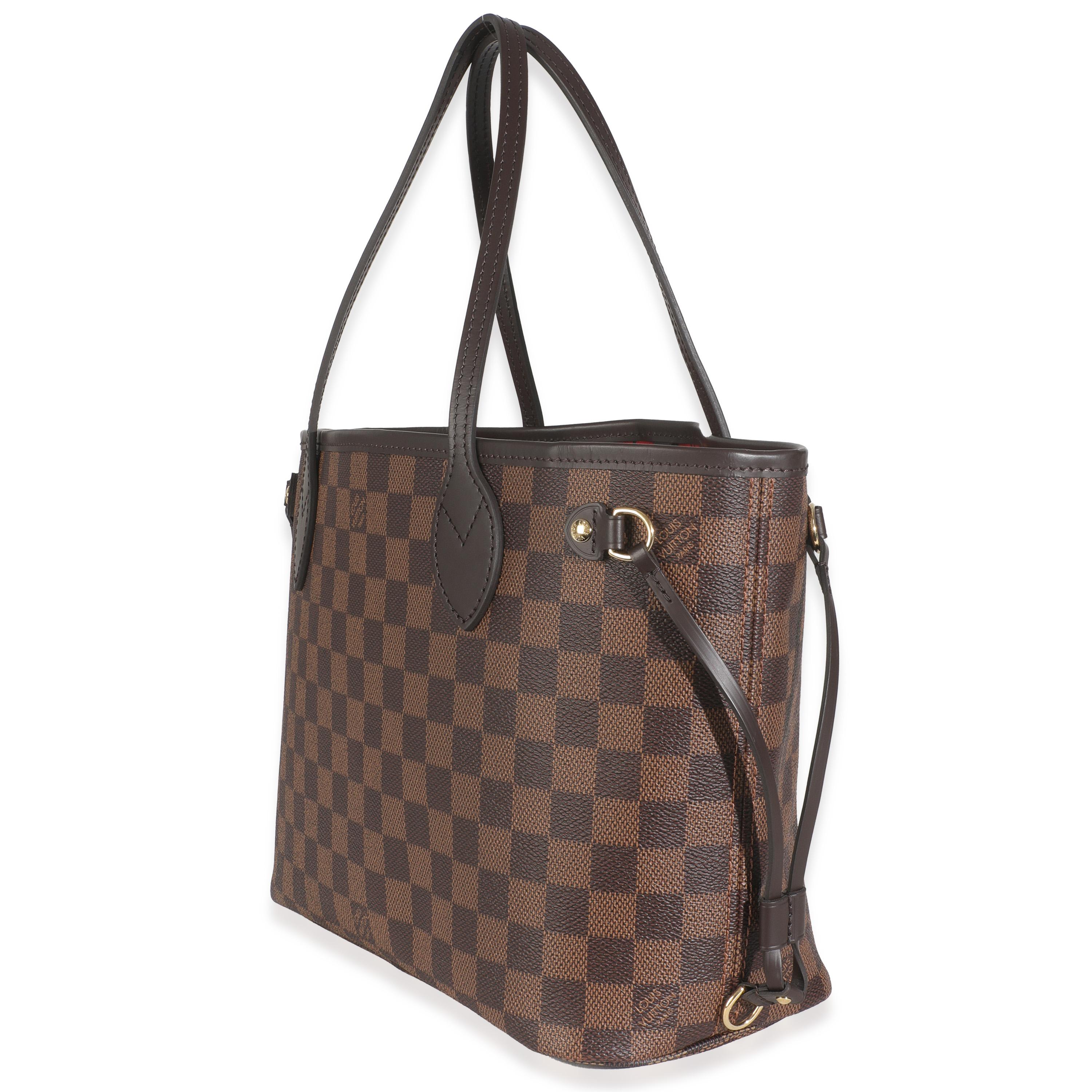 Louis Vuitton Damier Ebene Canvas Neverfull PM für Damen oder Herren