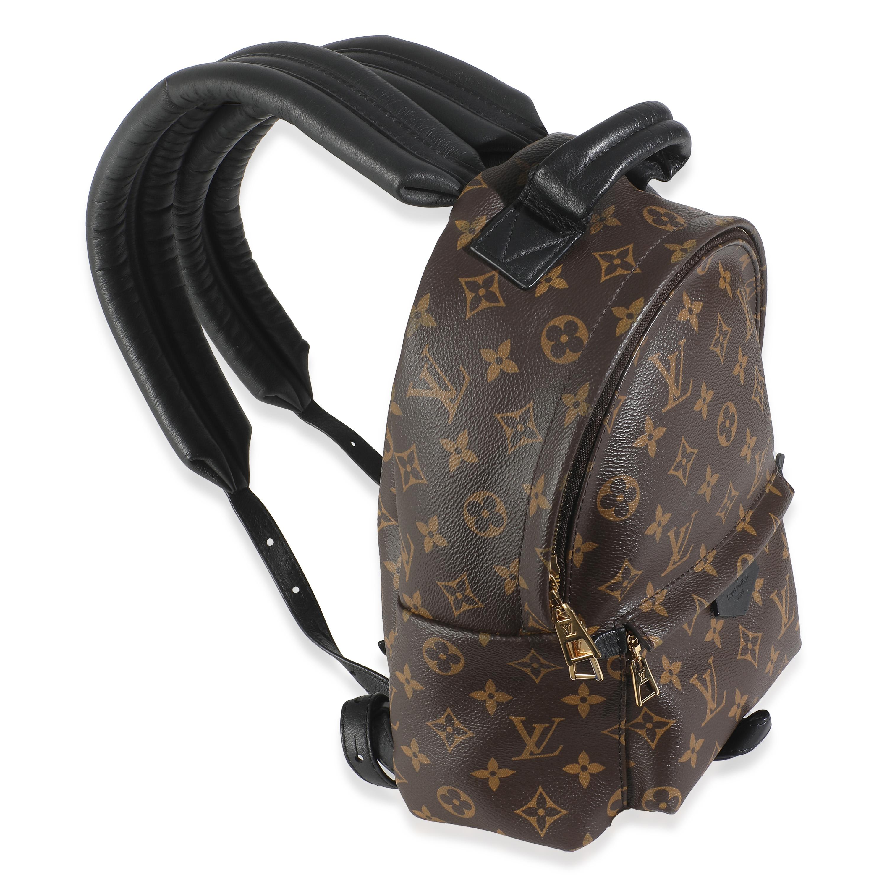 Black Louis Vuitton Monogram Canvas Palm Springs PM For Sale