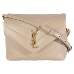 Saint Laurent Beige Kalbsleder Spielzeug Loulou