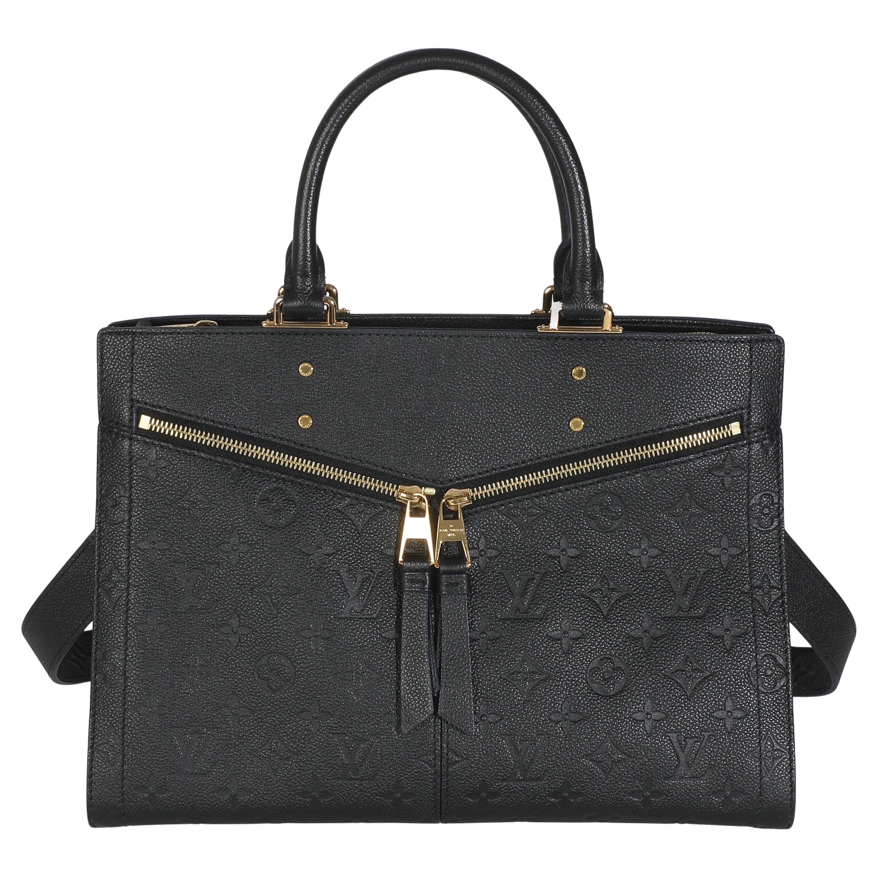 Louis Vuitton Monogramme Empreinte Sully MM noir en vente