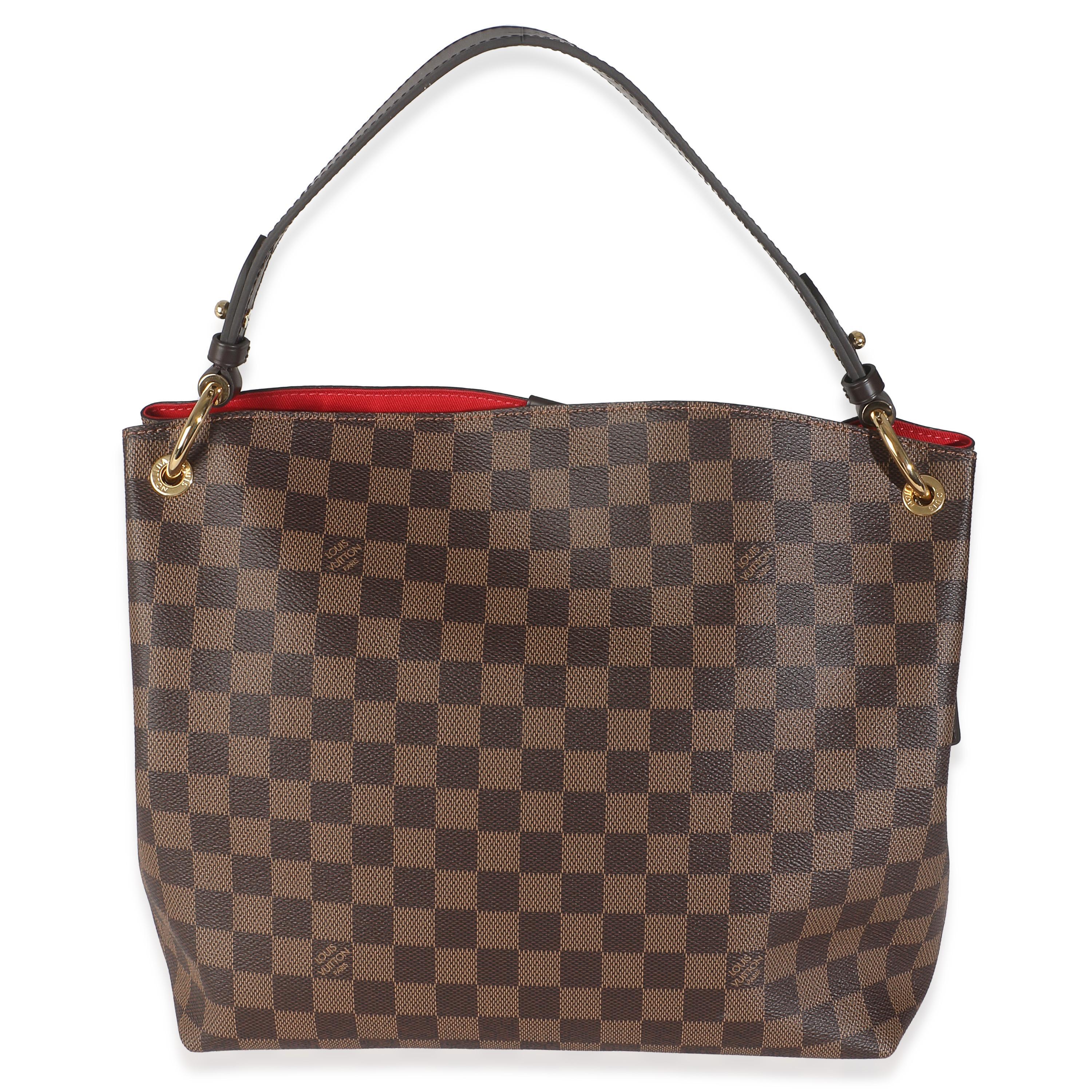 Titel der Auflistung: Louis Vuitton Damier Ebene Canvas Graceful PM
SKU: 146419
MSRP: 1950.00 USD
Zustand: Gebraucht 
Beschreibung des Zustands: Die Graceful Tasche von Louis Vuitton, die in der Herbst/Winter-Kollektion vorgestellt wurde, ist die