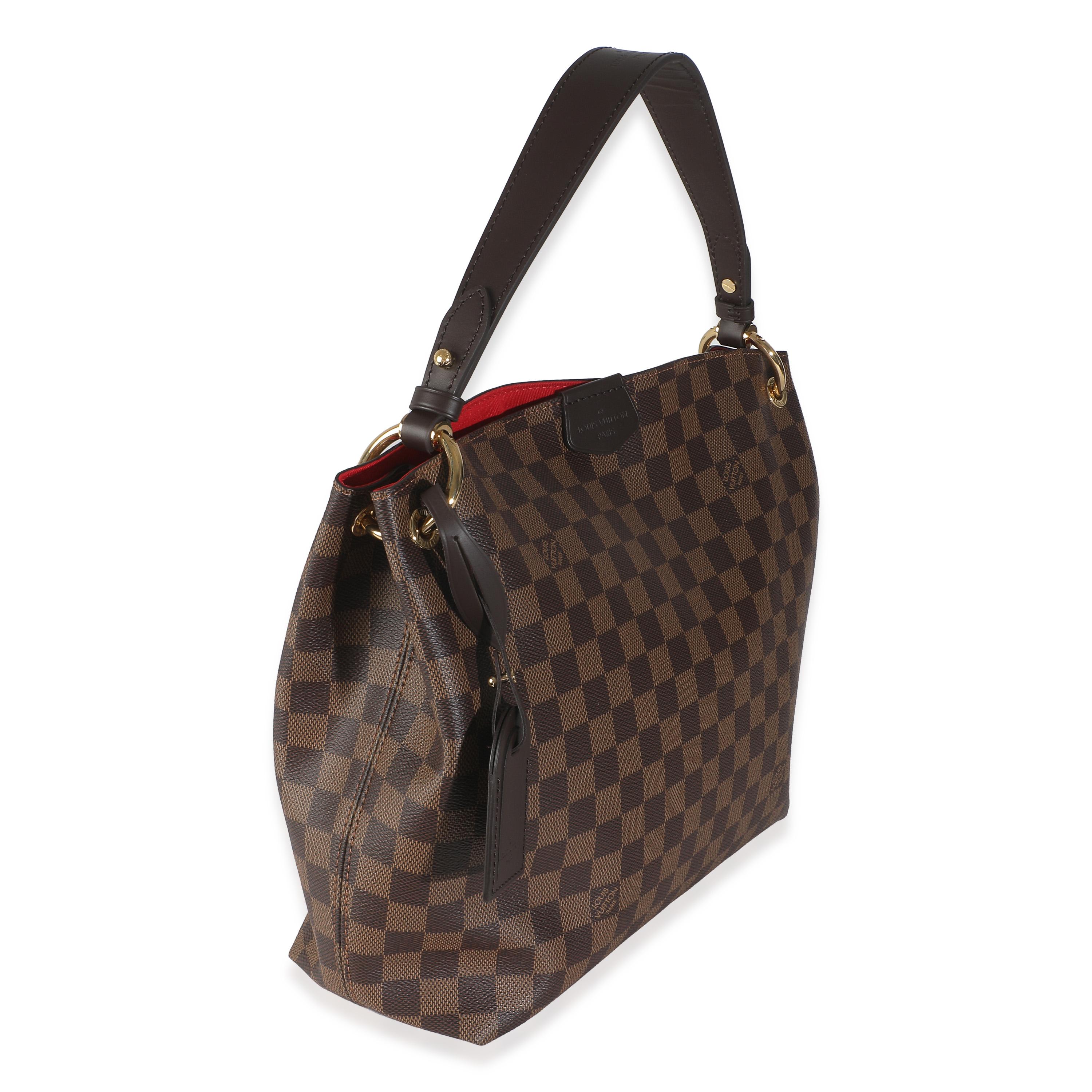Louis Vuitton Damier Ebene Canvas Graceful PM (Schwarz) im Angebot