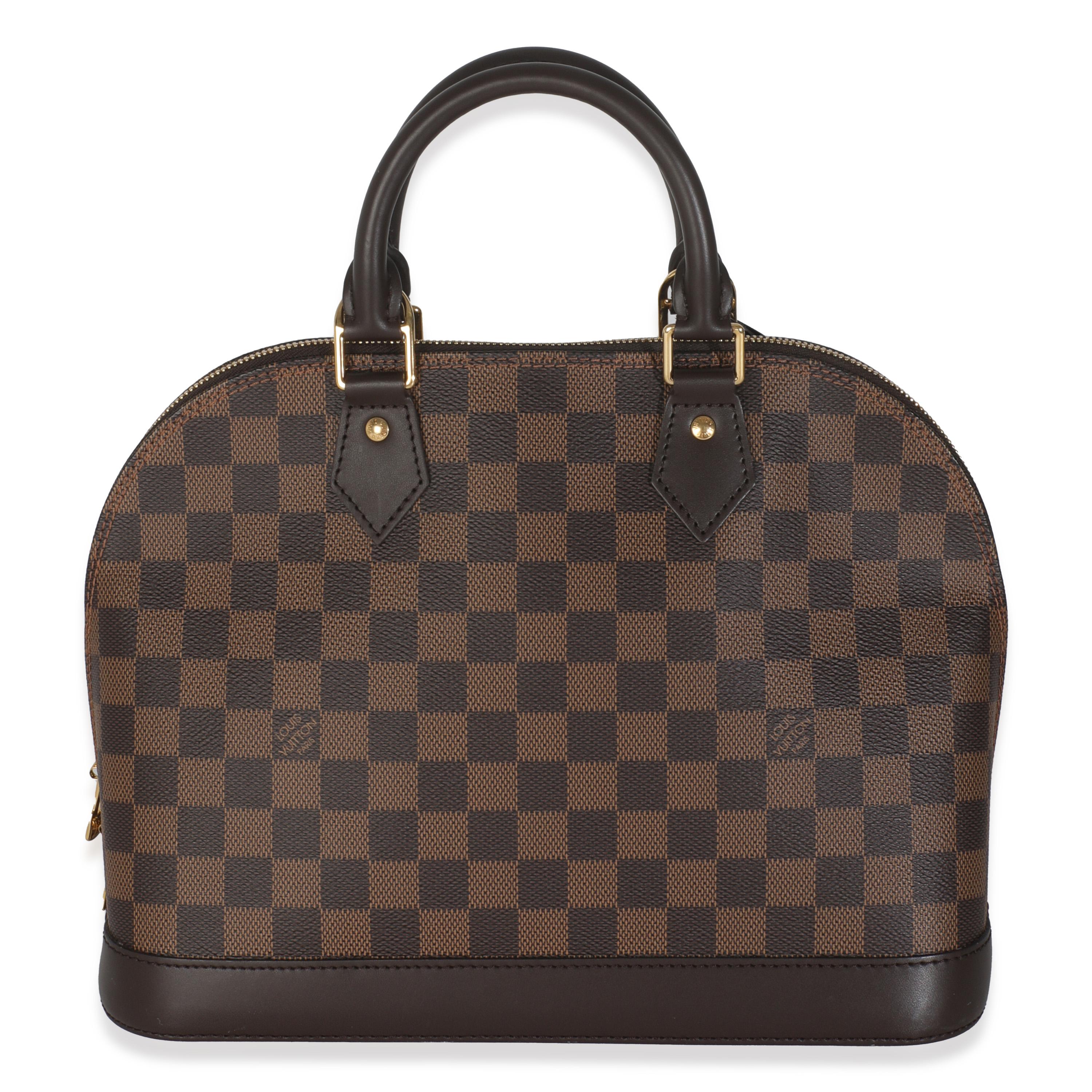Titel der Auflistung: Louis Vuitton Damier Ebene Segeltuch Alma PM
SKU: 146532
MSRP: 2050.00 USD
Zustand: Gebraucht 
Beschreibung des Zustands: Die Geschichte der Alma Tasche von Louis Vuitton, die 1992 eingeführt wurde, reicht eigentlich viel