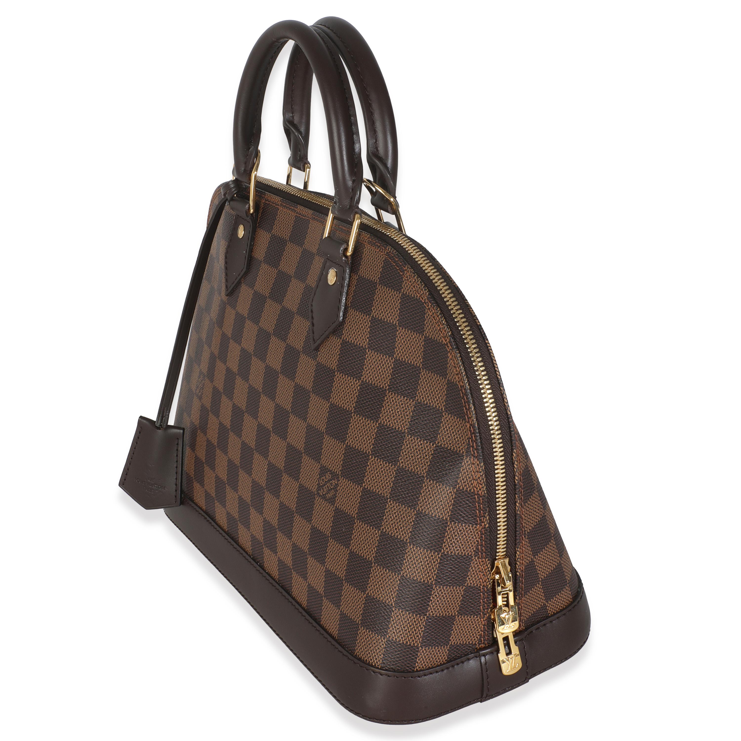 Louis Vuitton Damier Ebene Segeltuch Alma PM im Zustand „Hervorragend“ im Angebot in New York, NY