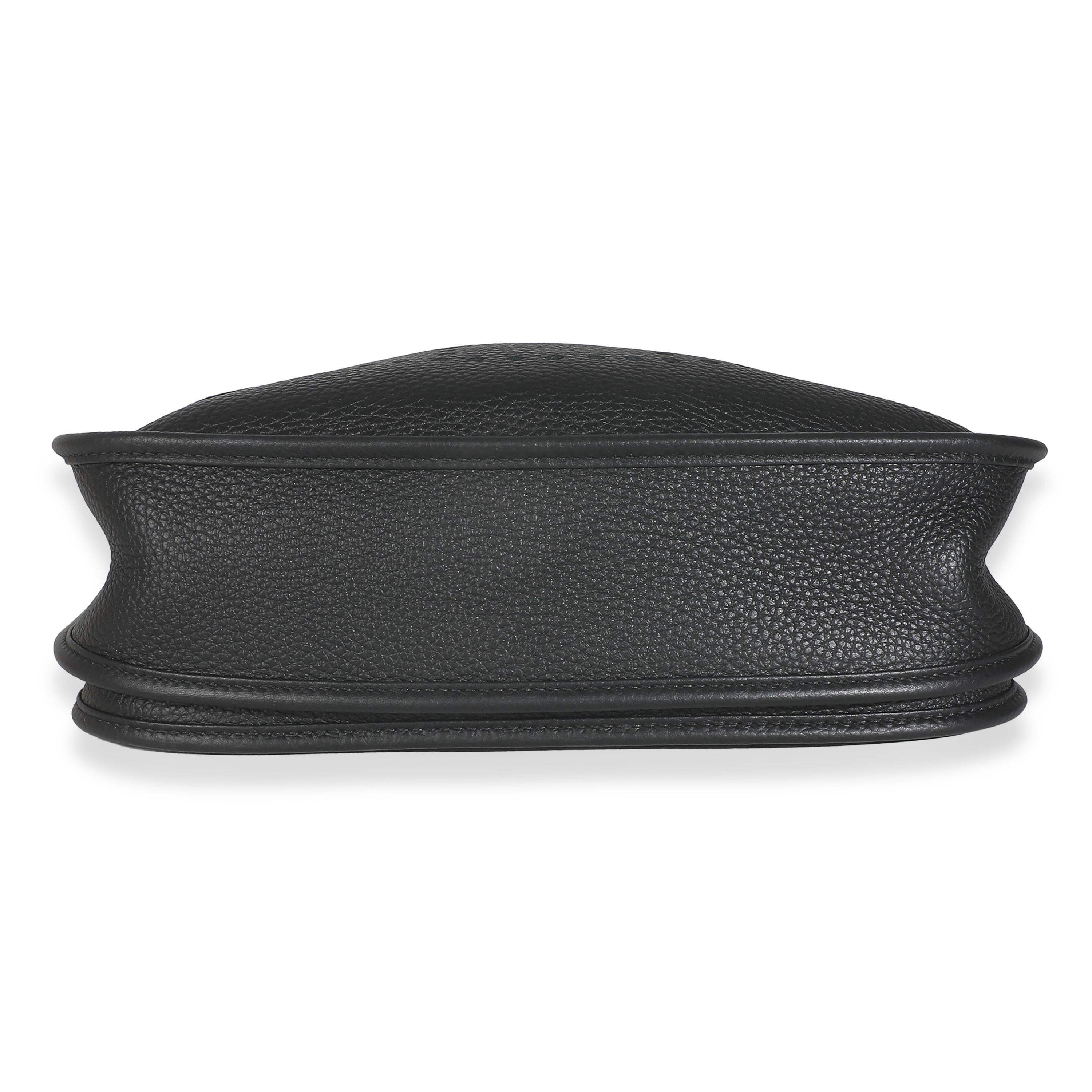Hermès Schwarz Clemence Evelyne III 29 GHW im Angebot 3