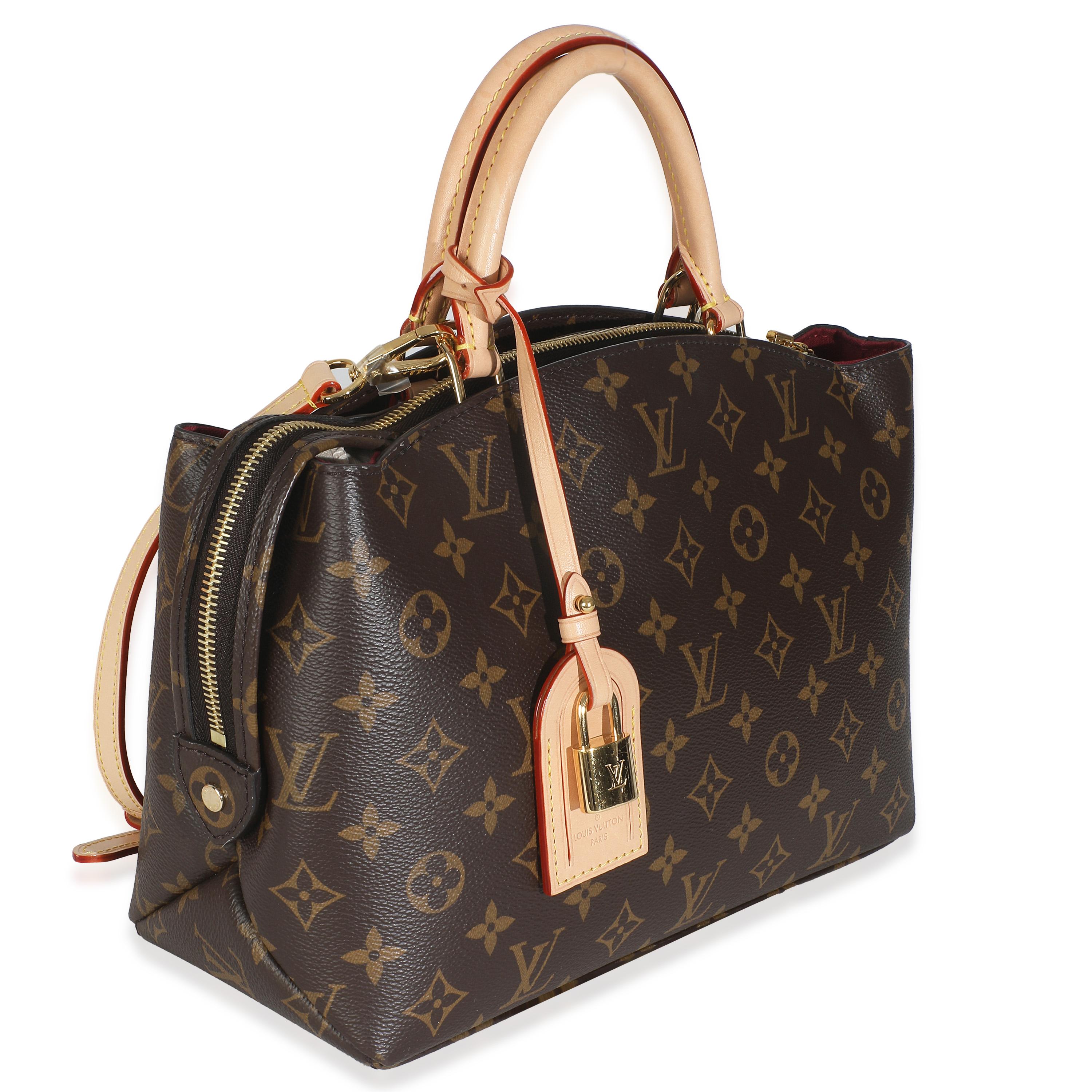 Black Louis Vuitton Monogram Canvas Petit Palais PM For Sale