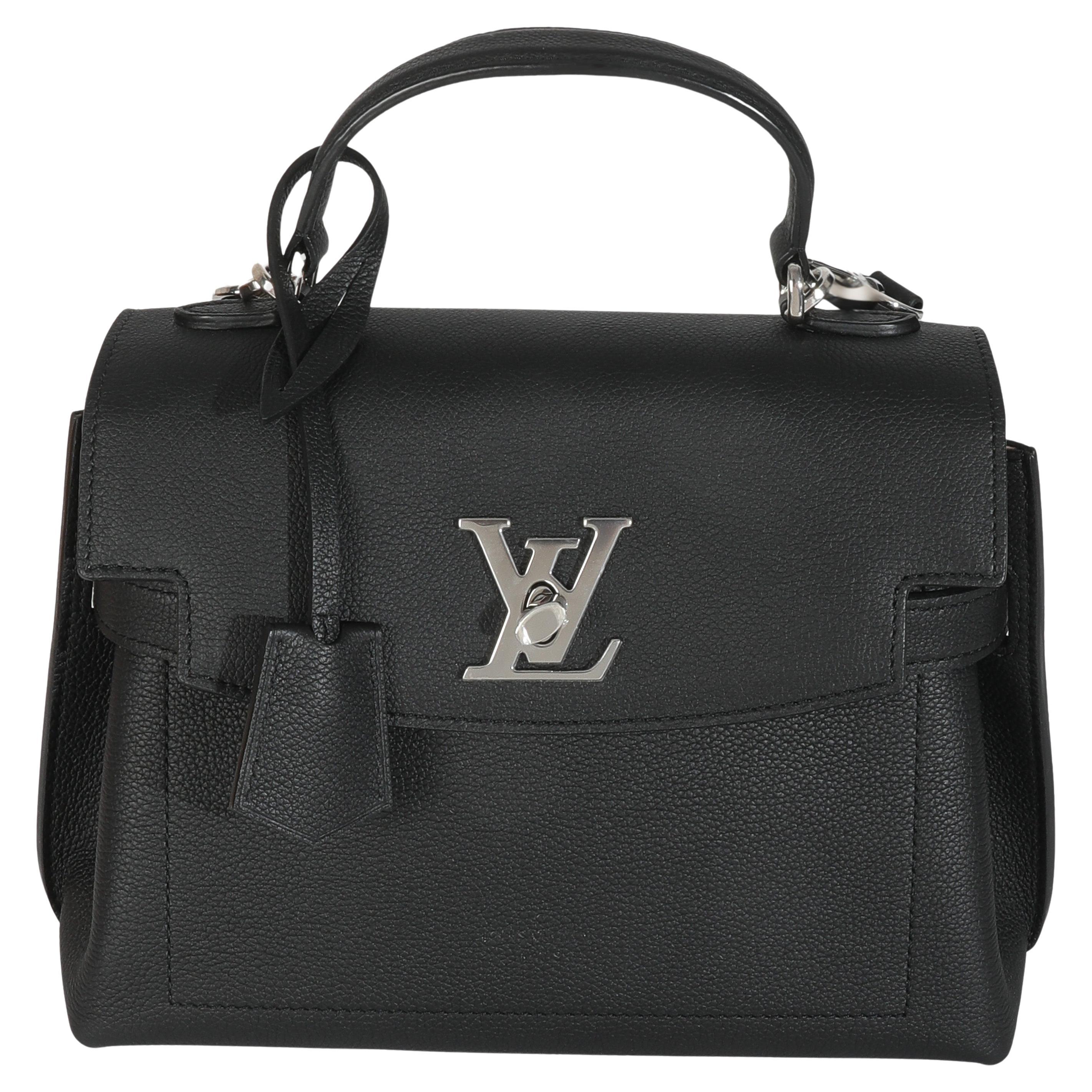 Louis Vuitton Lockme Ever BB in pelle di vitello nera