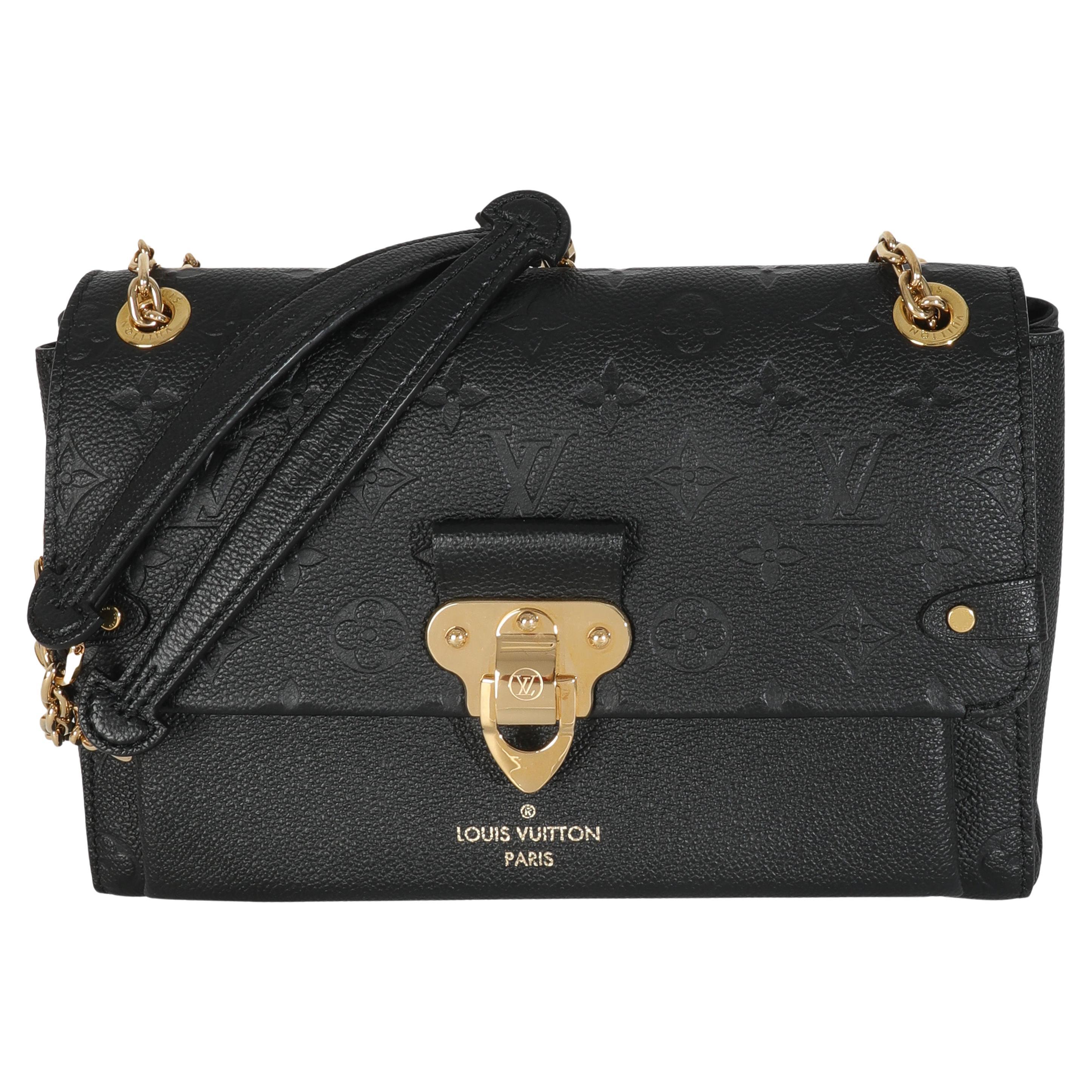 Louis Vuitton Nero Monogram Empreinte Vavin PM