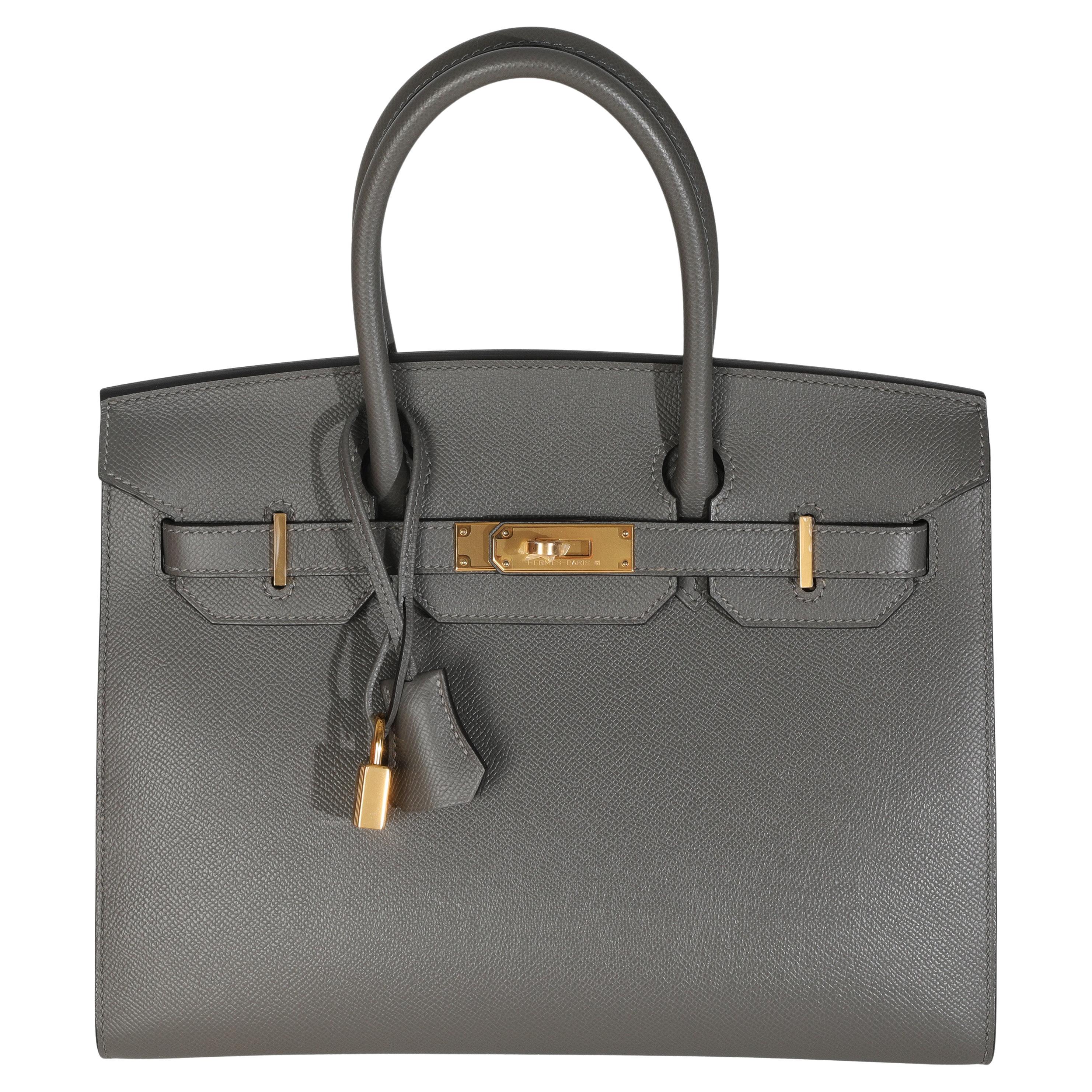 Hermès Gris Meyer Epsom Sellier Birkin 30 GHW