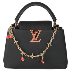 Louis Vuitton x TM Black Taurillon Capucines MM