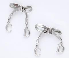 Christian Dior Bow Earrings