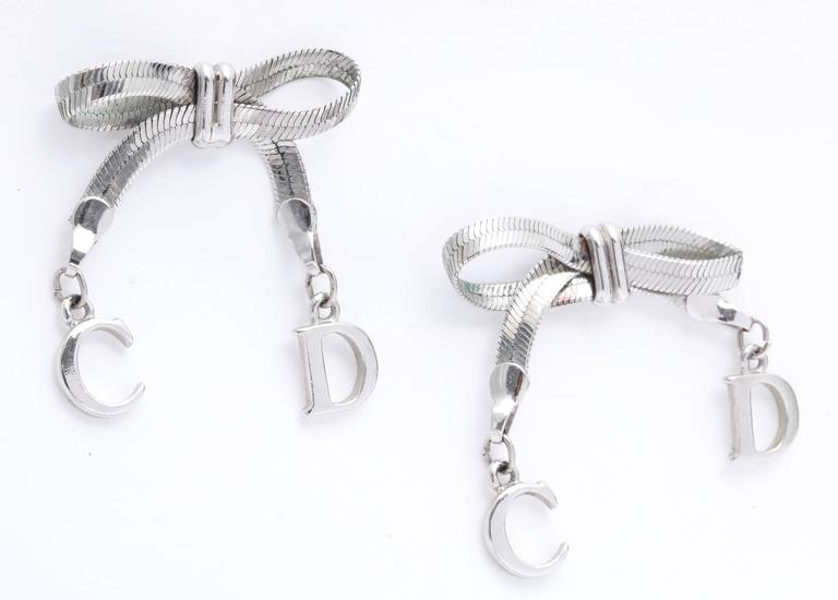 Dior Bow Earrings At 1stdibs Dior Bow Earrings In Excellent Condition For New York Ny