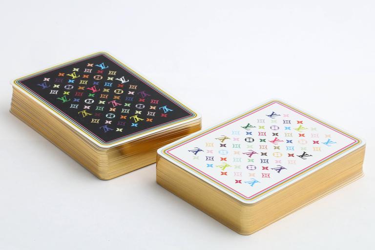 Louis Vuitton Multicolor Playing Cards Set by Takashi Murakami at 1stdibs