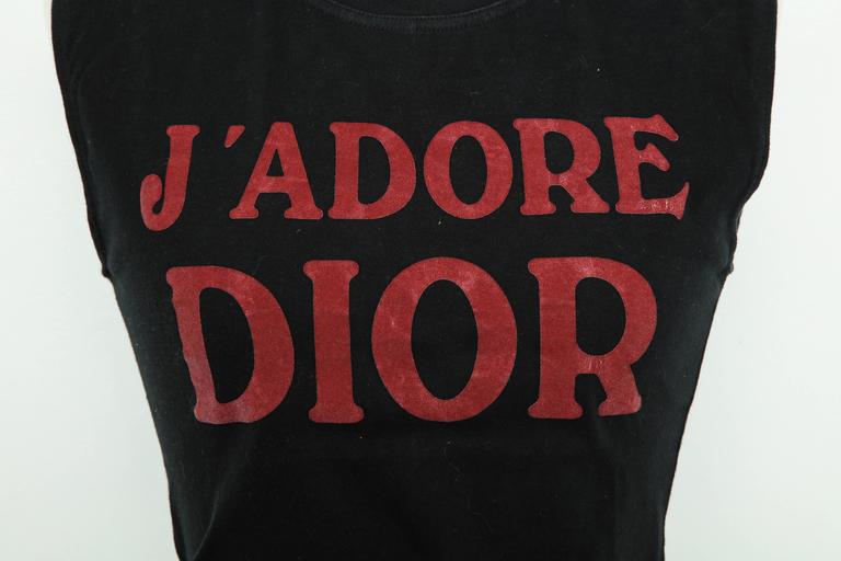 Christian Dior J'adoreタンクトップ ジョンガリアーノ期 Christian Dior J'Adore Dior 1947 World Champion Tank - 38
