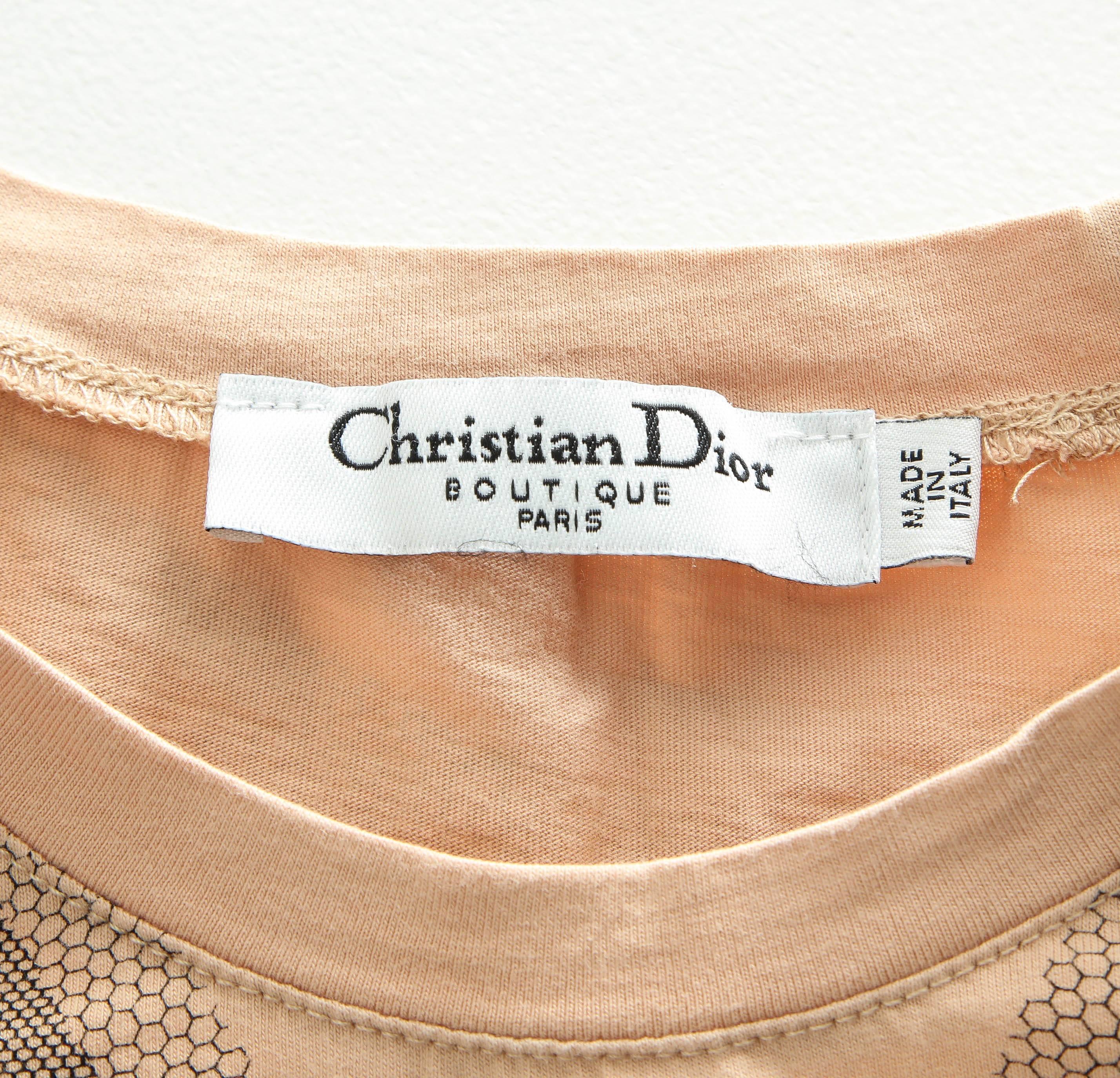 Christian Dior by John Galliano Trompe L'oeil T-shirt 4