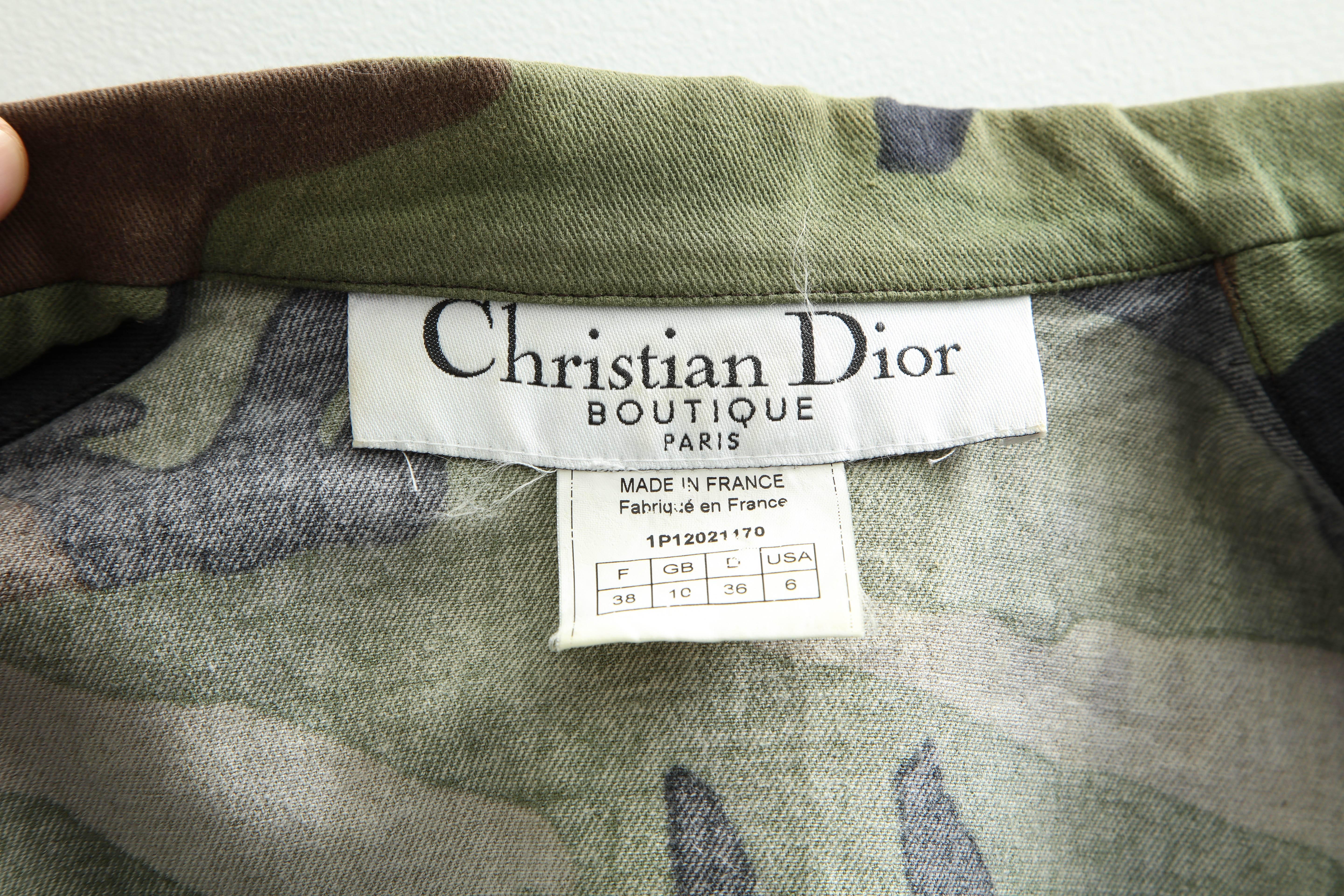 Christian Dior by John Galliano Camouflage Vest  3