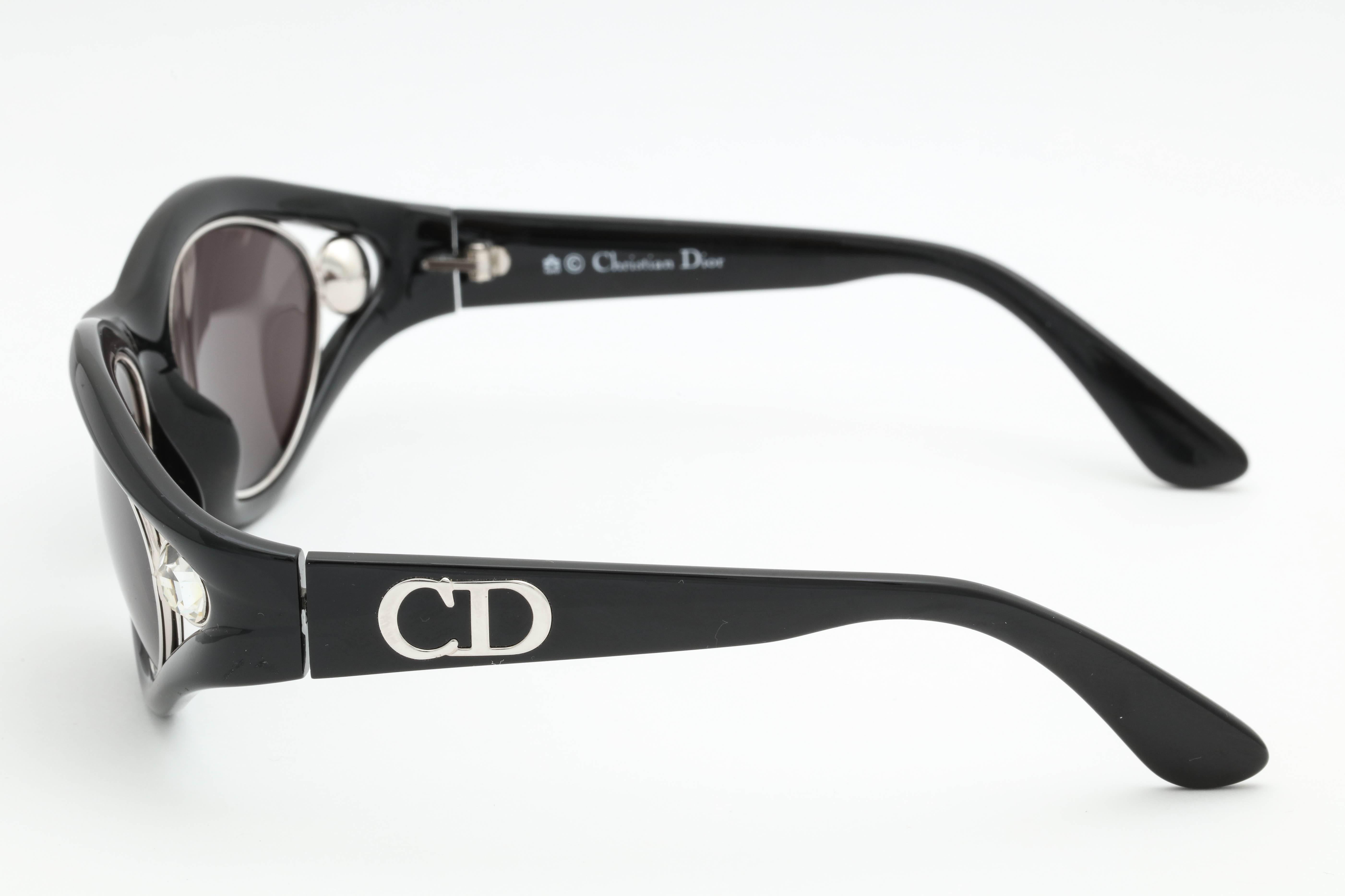 dior sunglasses with rhinestones