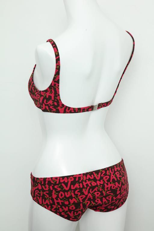 Louis Vuitton Stephen Sprouse Pink Graffiti Bikini — Rediscover Vintage