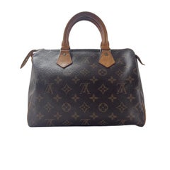 Louis Vuitton Speedy 25 Borsa a manico superiore in tela Monogram 1991