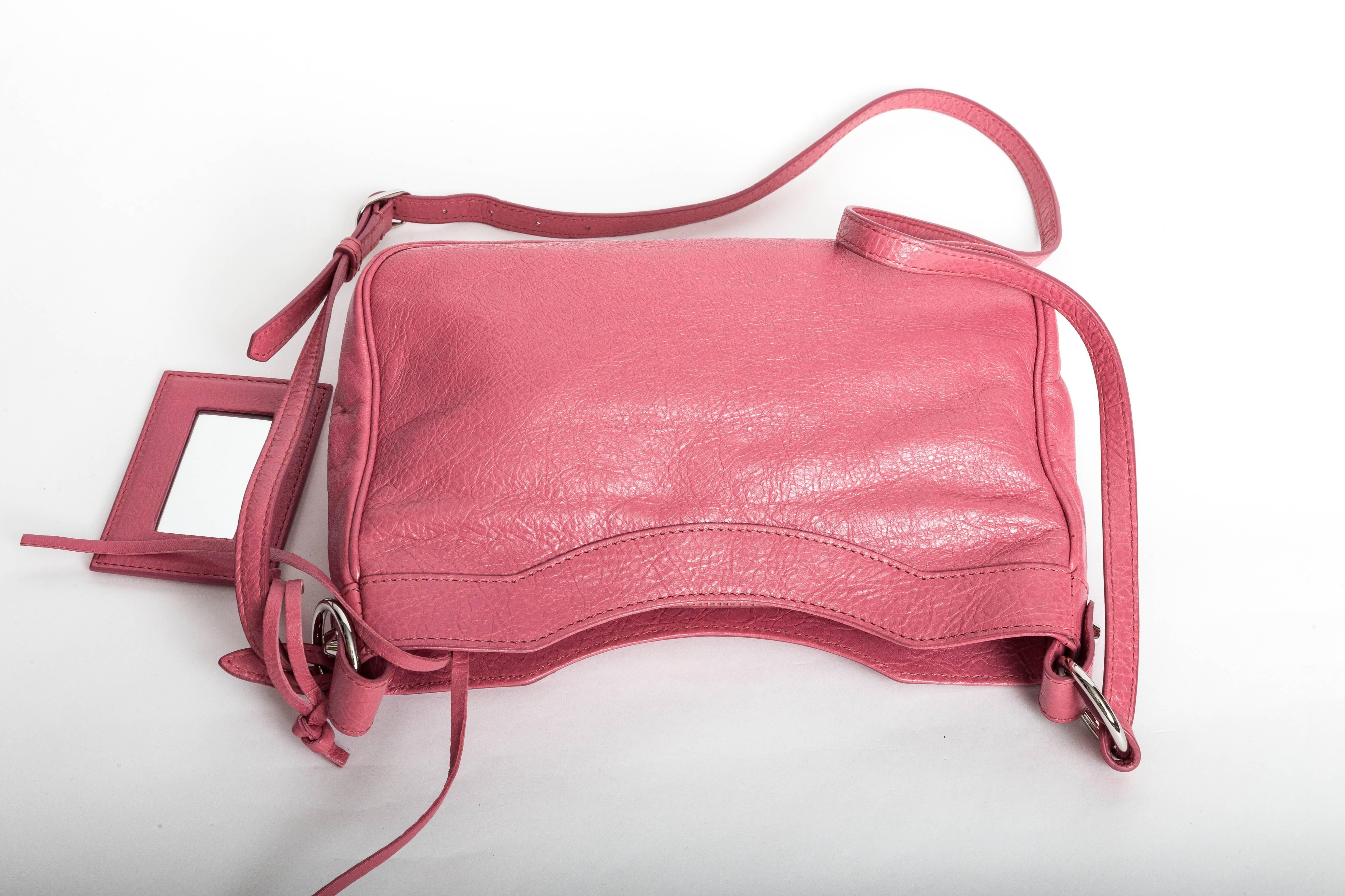 Pink Balenciaga Small City Bag For Sale
