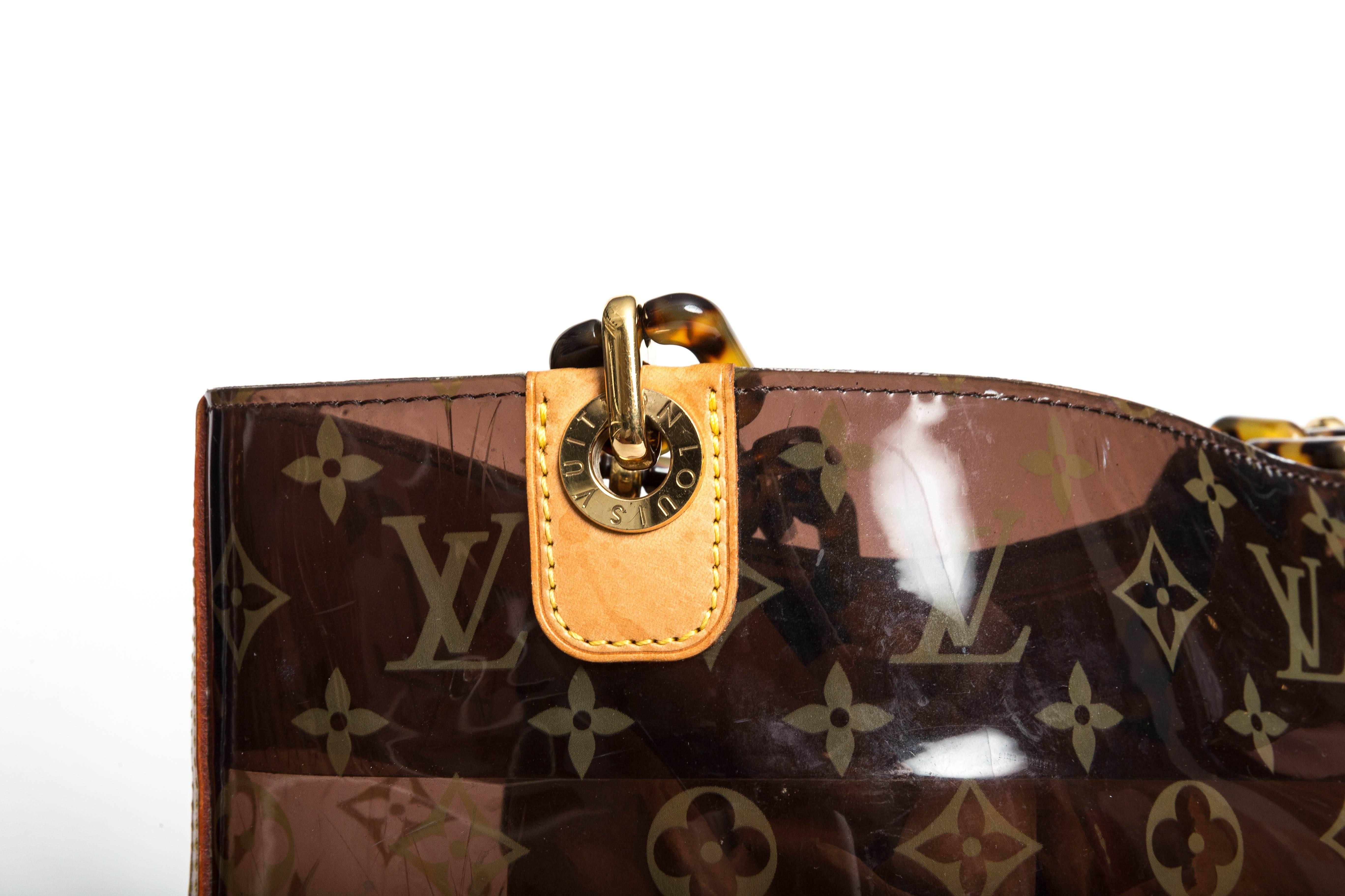 Women's or Men's Louis Vuitton Monogram Cabas Ambre Vinyl Tote