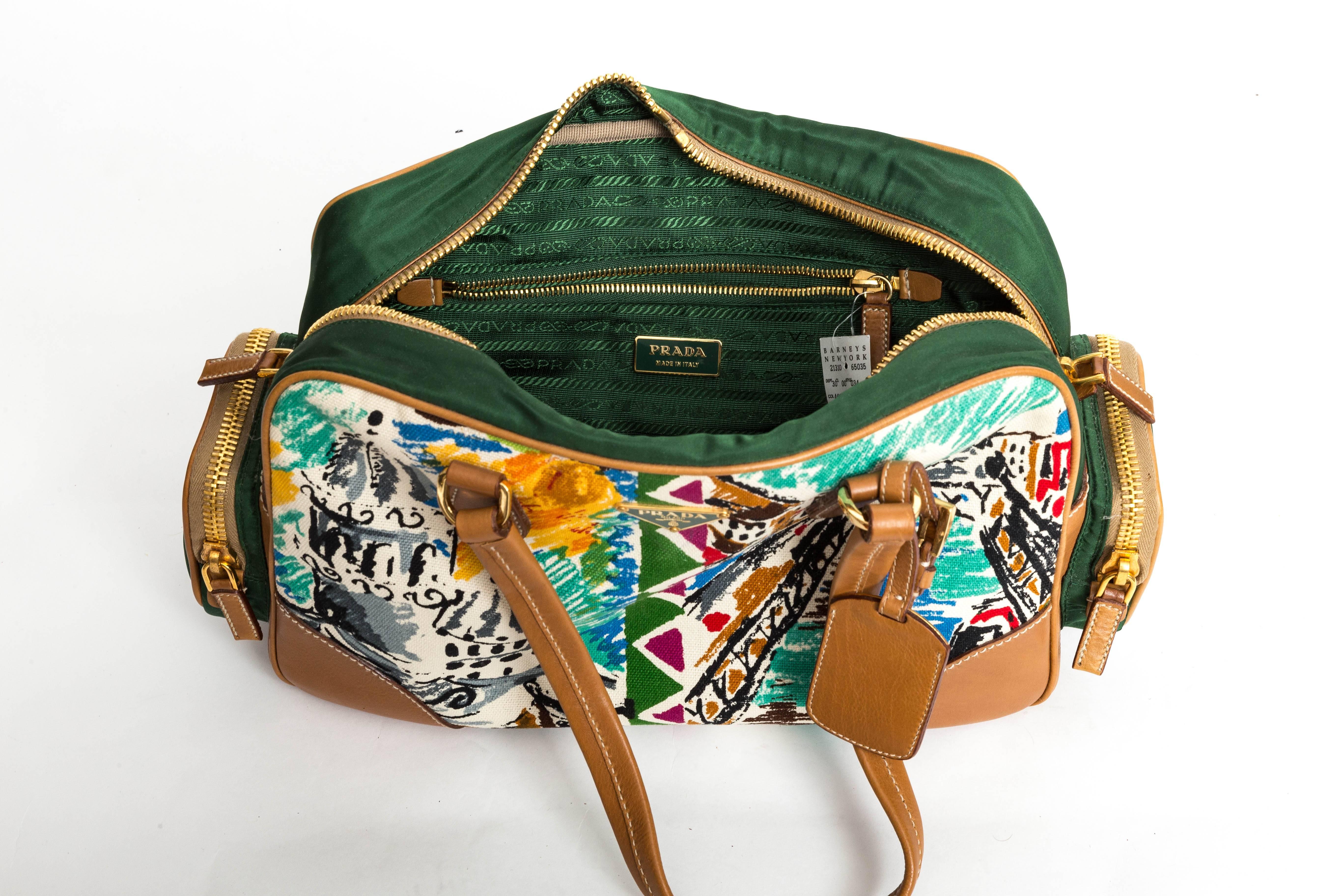 Prada Limited Edition Canapa St Venez Bag 2