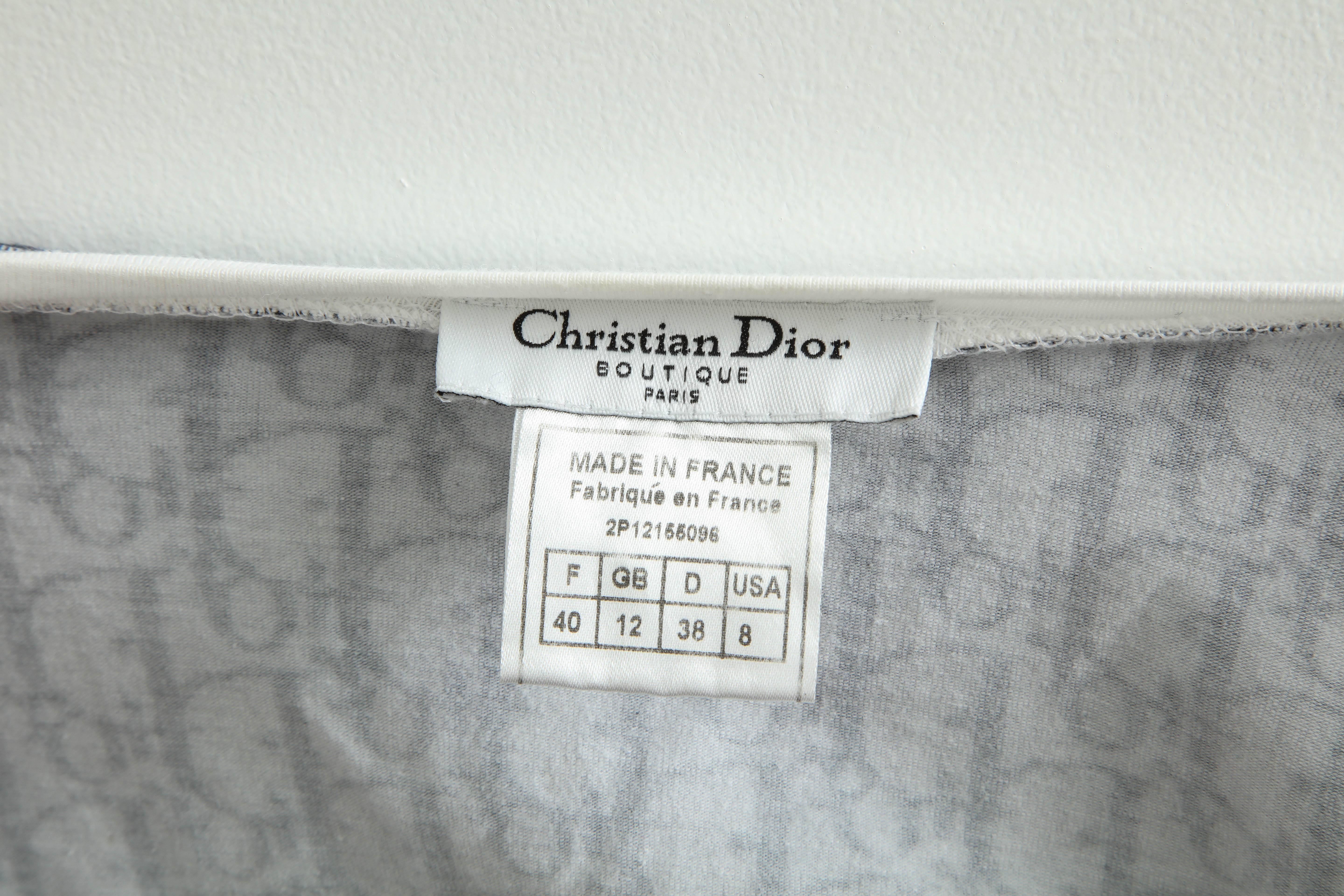 John Galliano for Christian Dior Trotter Logo Sweatshirt  For Sale 1