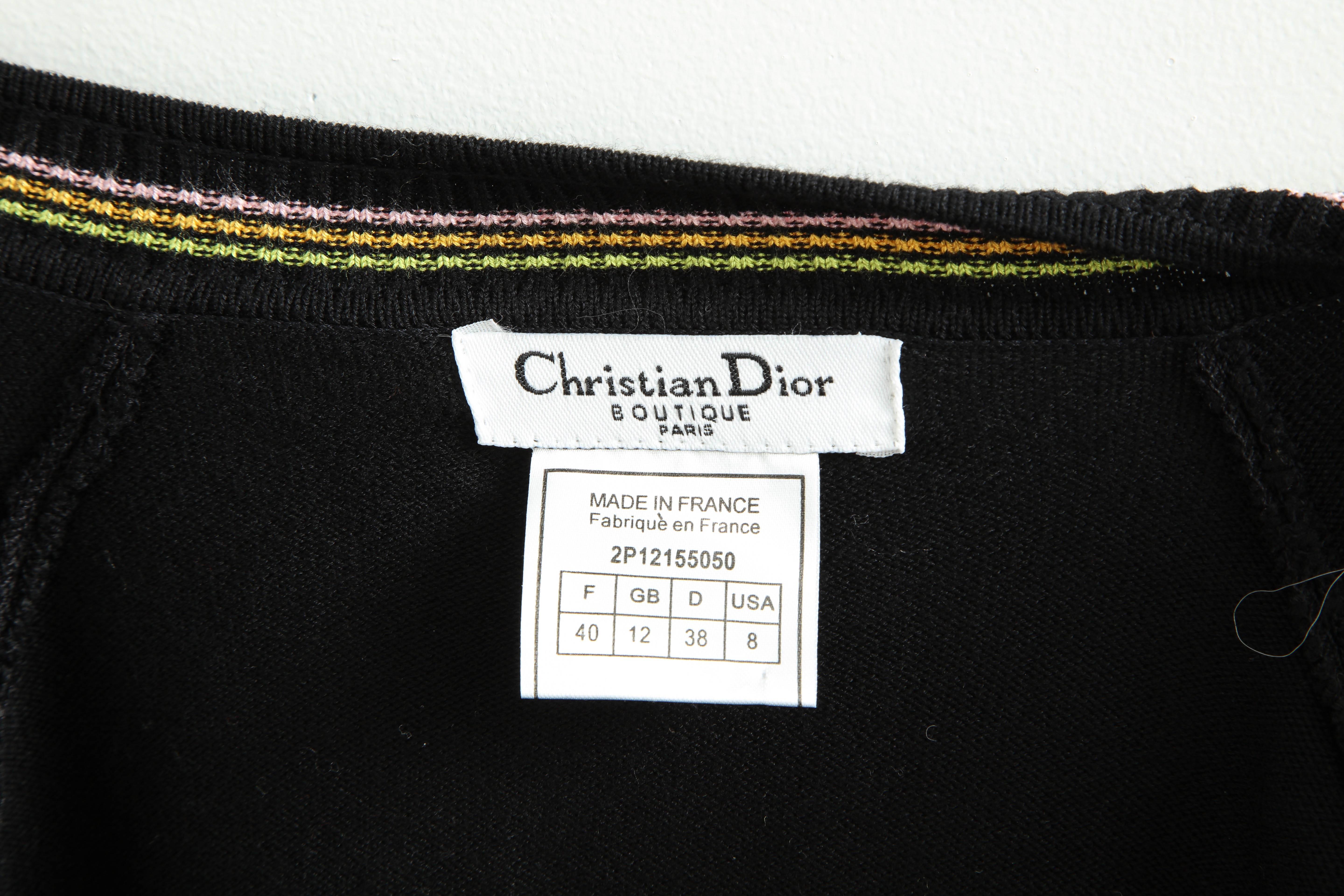 John Galliano for Christian Dior School Sweater In Excellent Condition In Chicago, IL