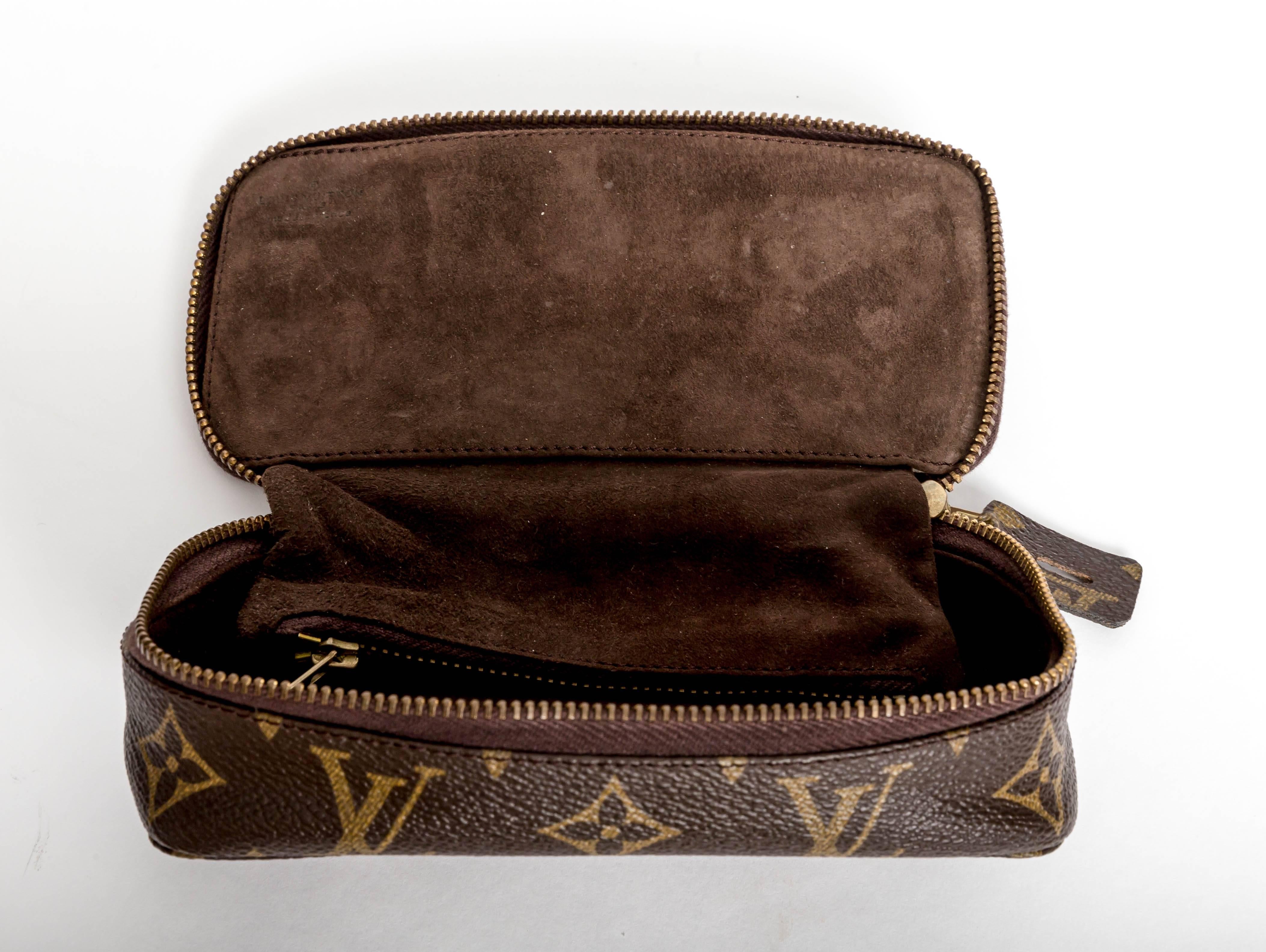 Louis Vuitton Jewelry Case with Zip and Padlock 1