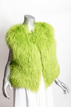 Lisa Perry Mongolian Lamb Vest