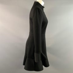 Robe de cocktail Louis Vuitton collection automne-hiver 2016, taille 4, en mélange de laine noire