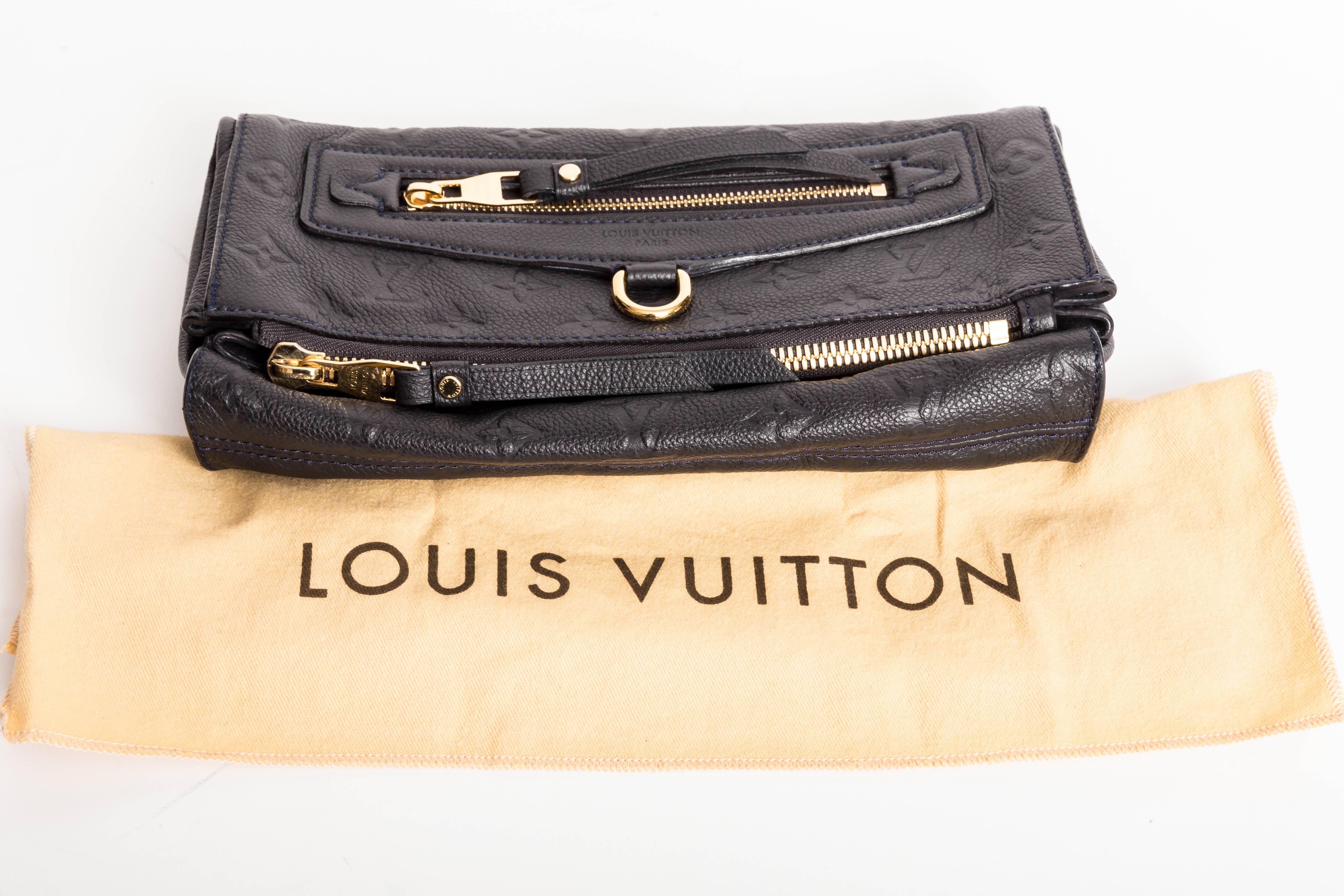 Louis Vuitton Empreinte Petillante Clutch Infini in Blue, Dustbag Included 4