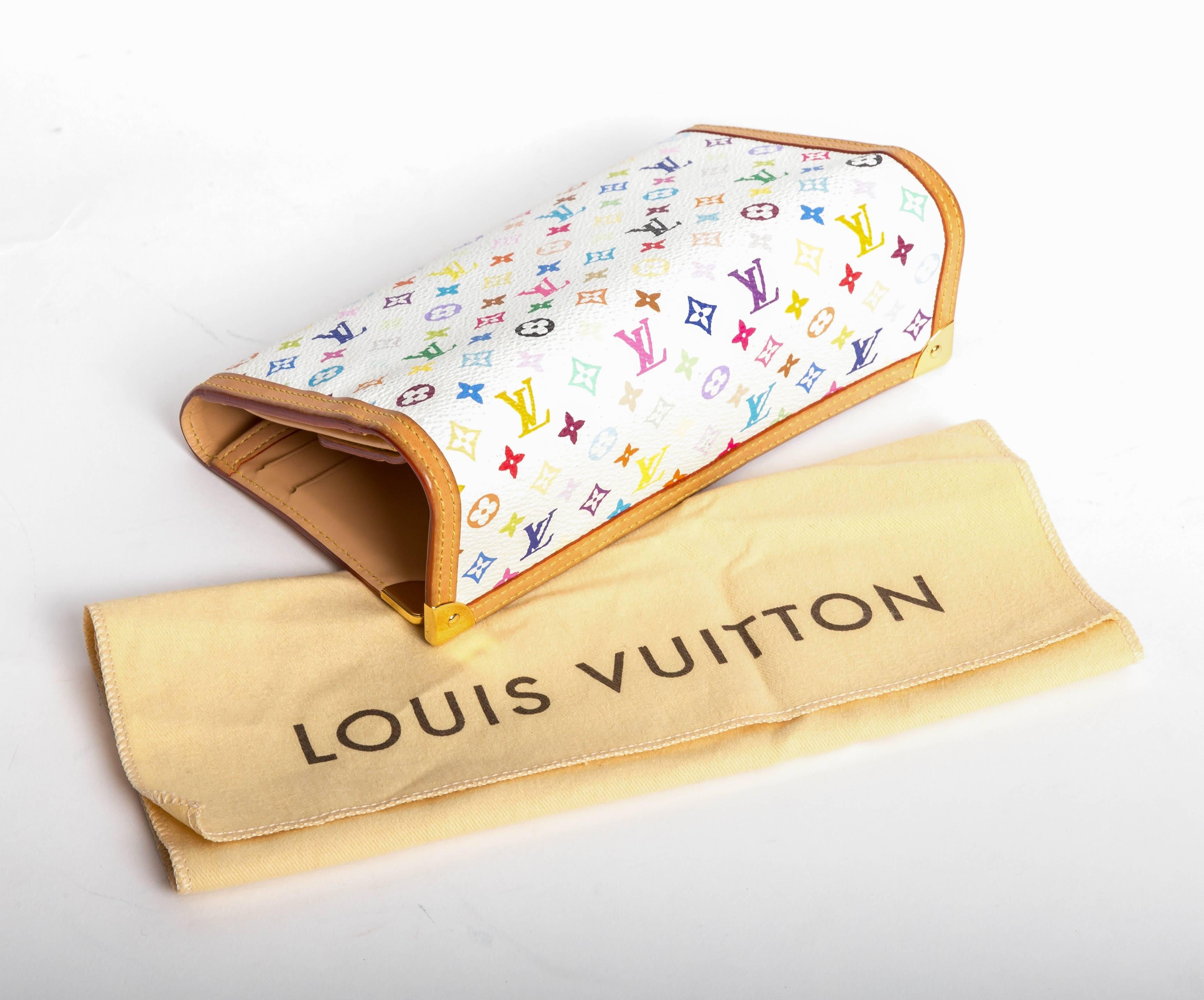 Beige Louis Vuitton  Monogram Multicolore Porte-Tresor International Wallet 