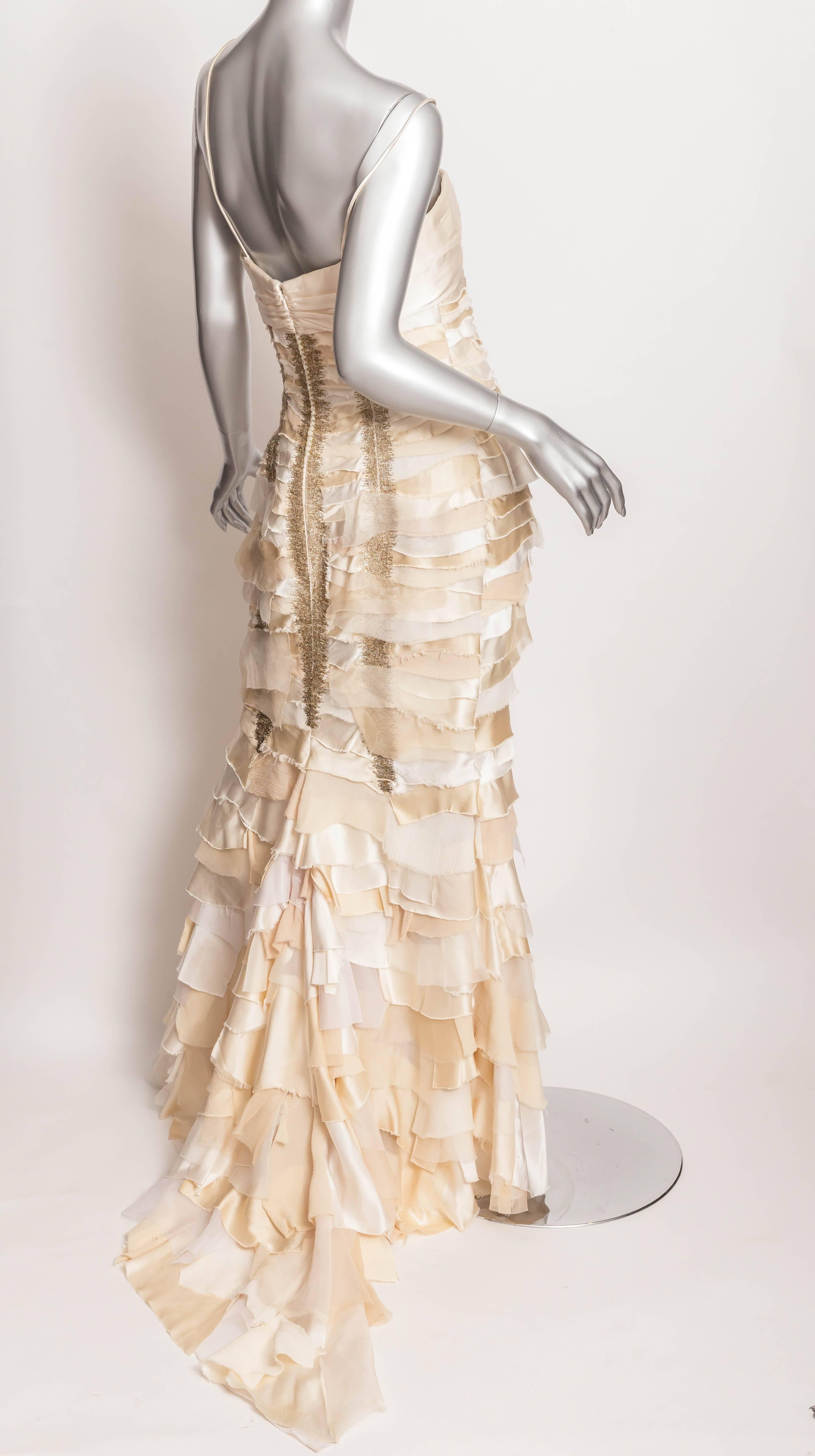 Carolina Herrera Silk Evening Gown - 10 1