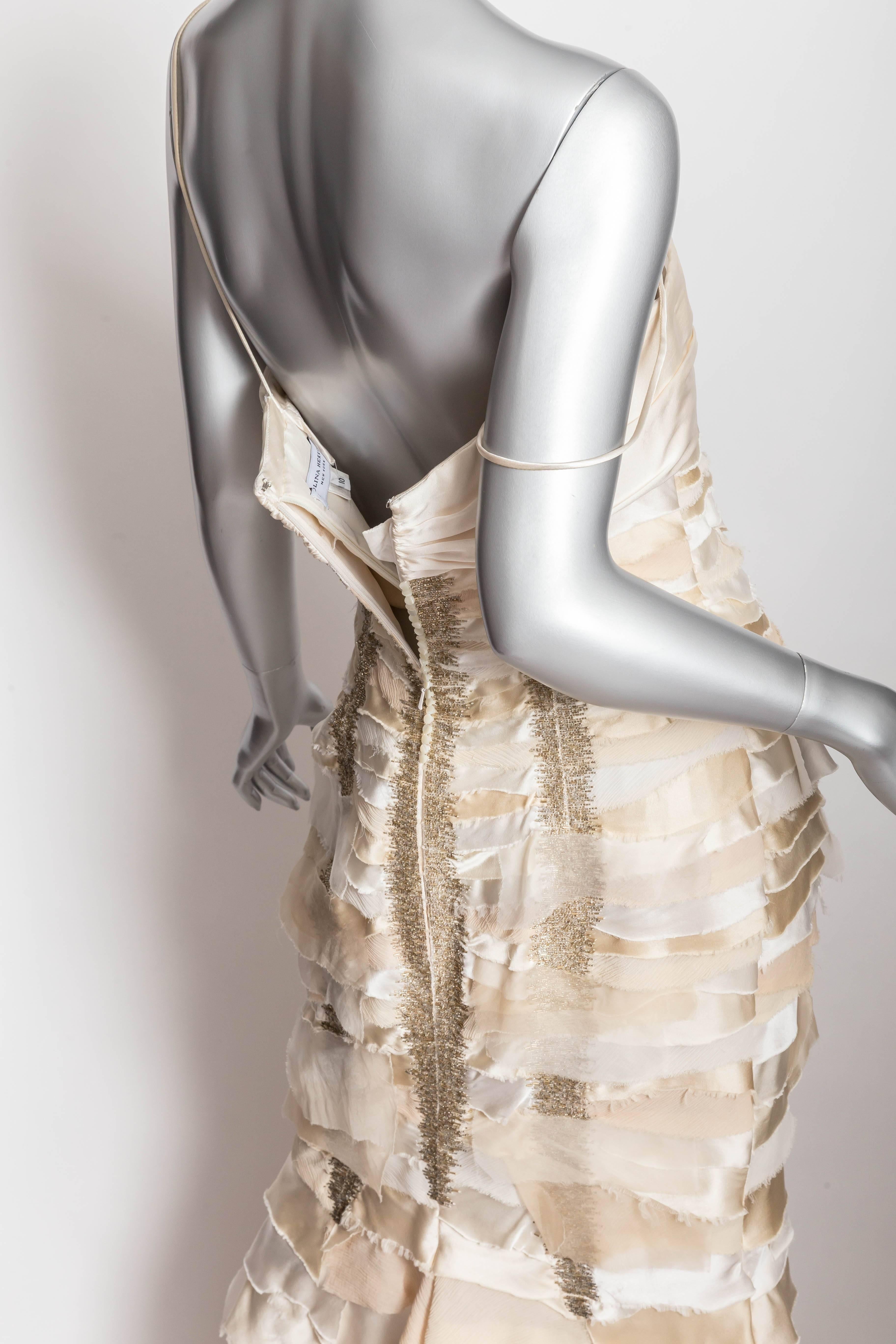 Carolina Herrera Silk Evening Gown - 10 2