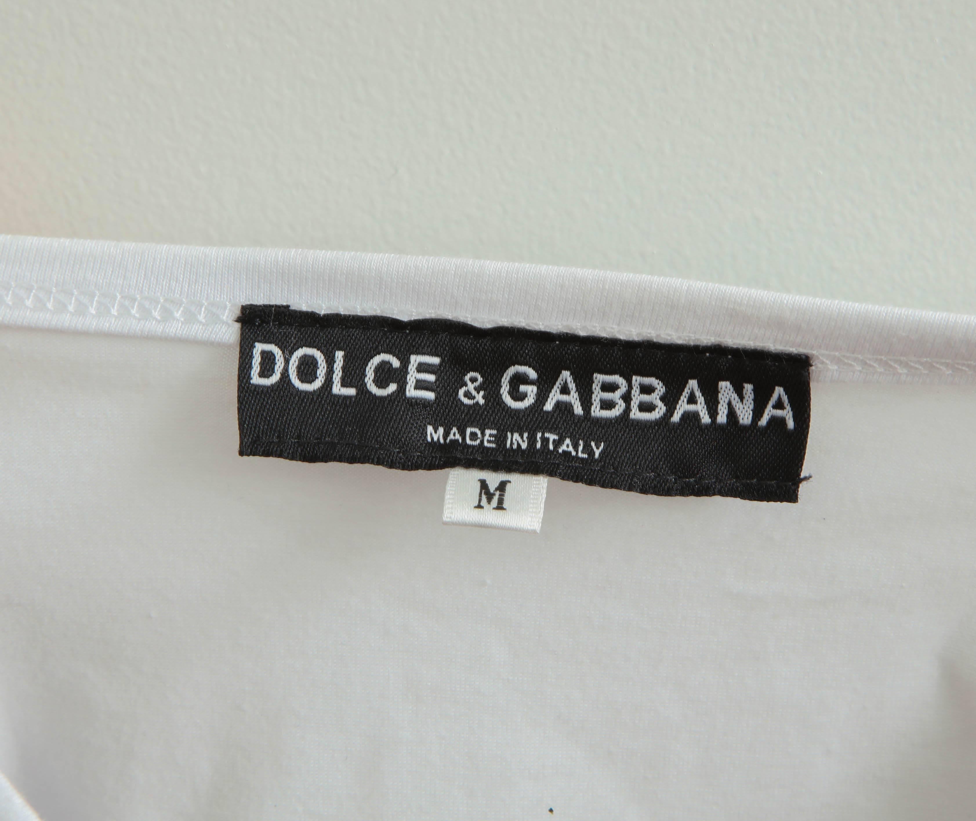 Gray Dolce & Gabbana Disney Minnie Mouse Tank Top T-Shirt