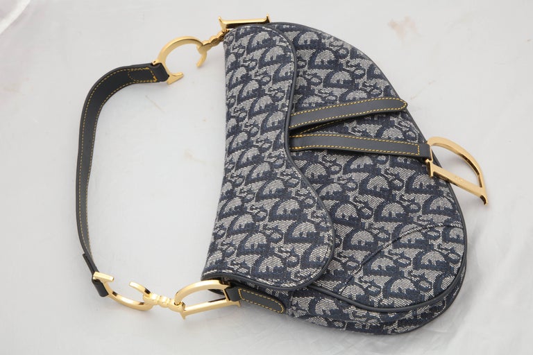 Christian Dior by John Galliano Logo Saddle Bag at 1stDibs john