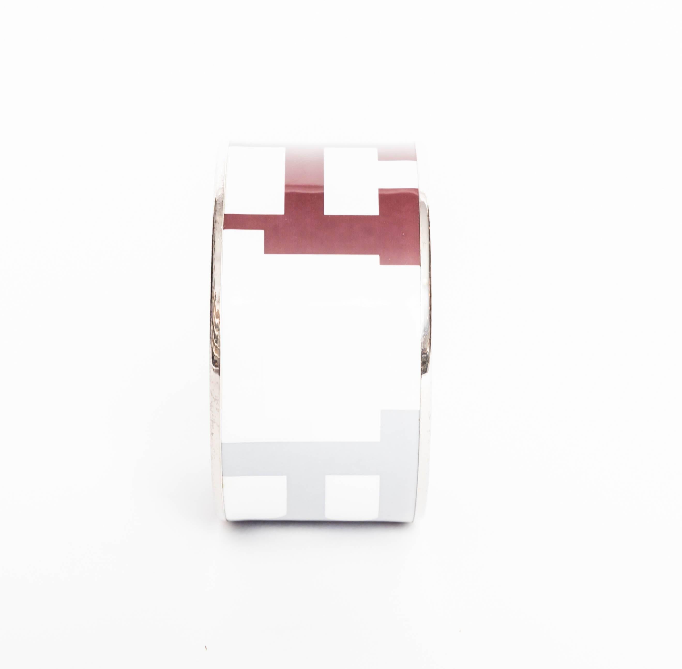 Hermes Enamel Bracelet  2