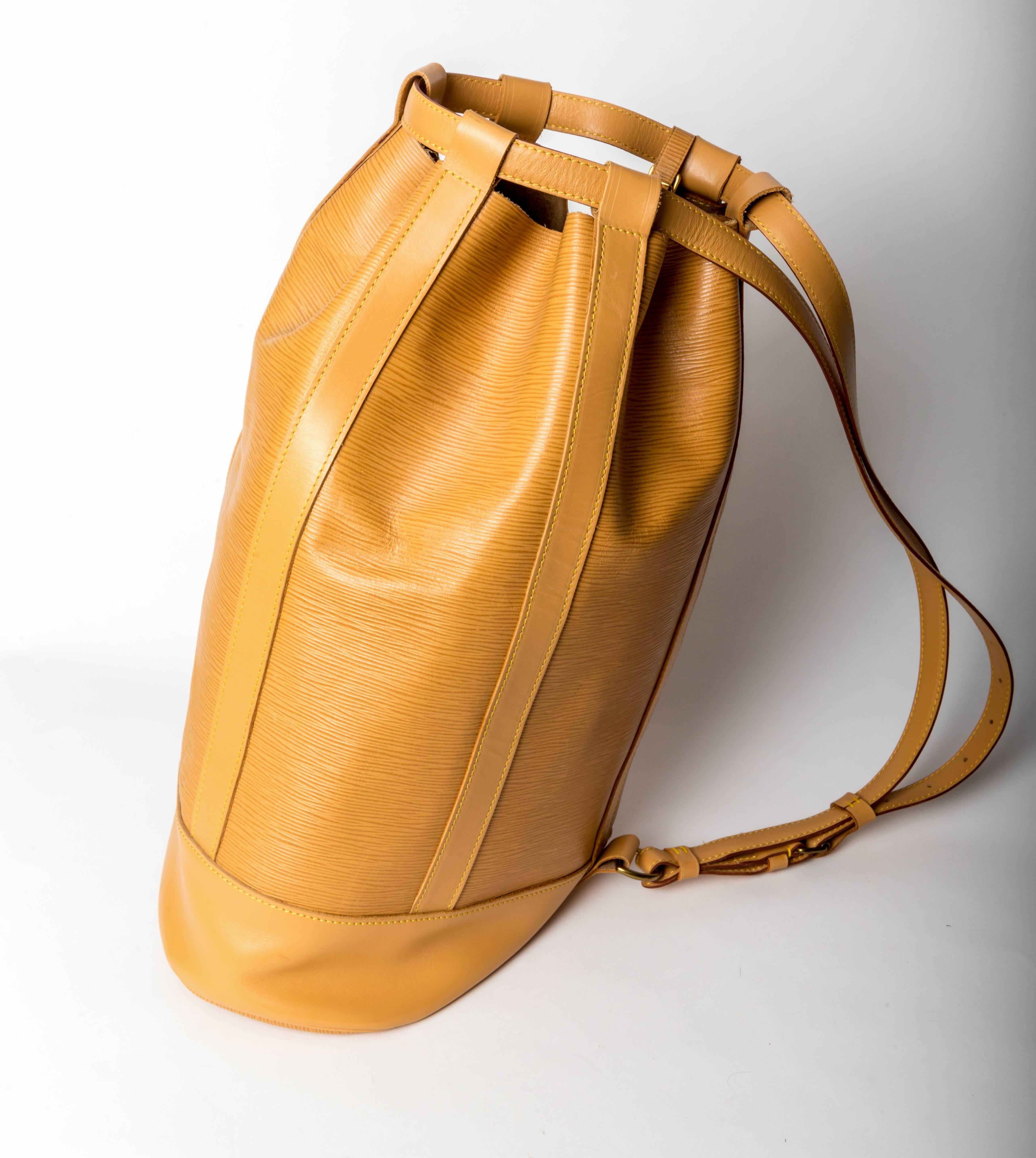 Women's or Men's Louis Vuitton Epi Duffle Bag