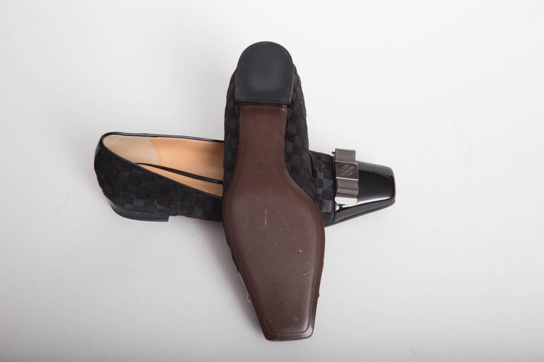 pony skin flat shoes vintage louis vuitton damier pony skin black flats 39 pony skin flat shoes vintage louis vuitton damier pony skin black flats 39