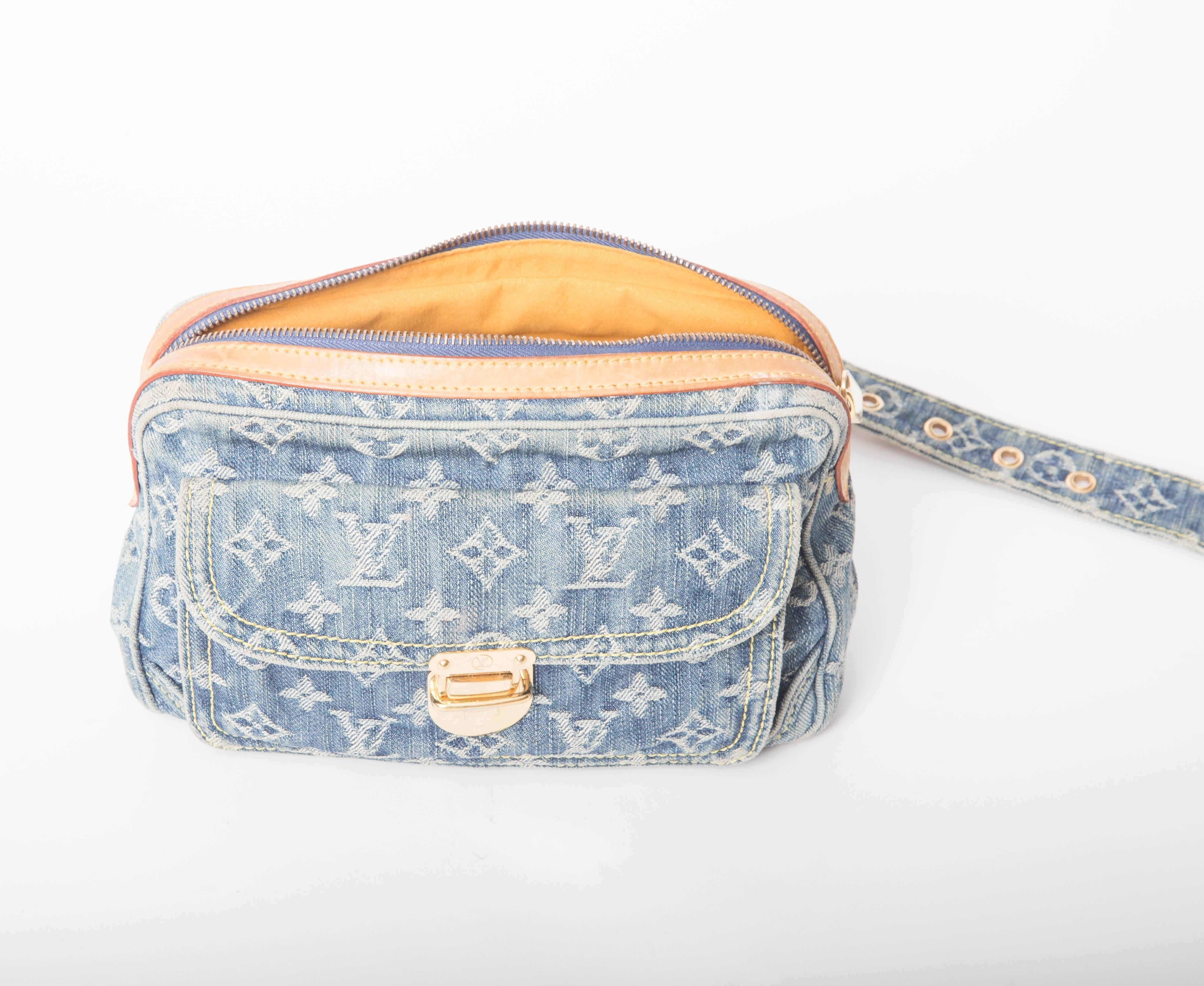 Louis Vuitton Denim Monogram Fanny Pack 1