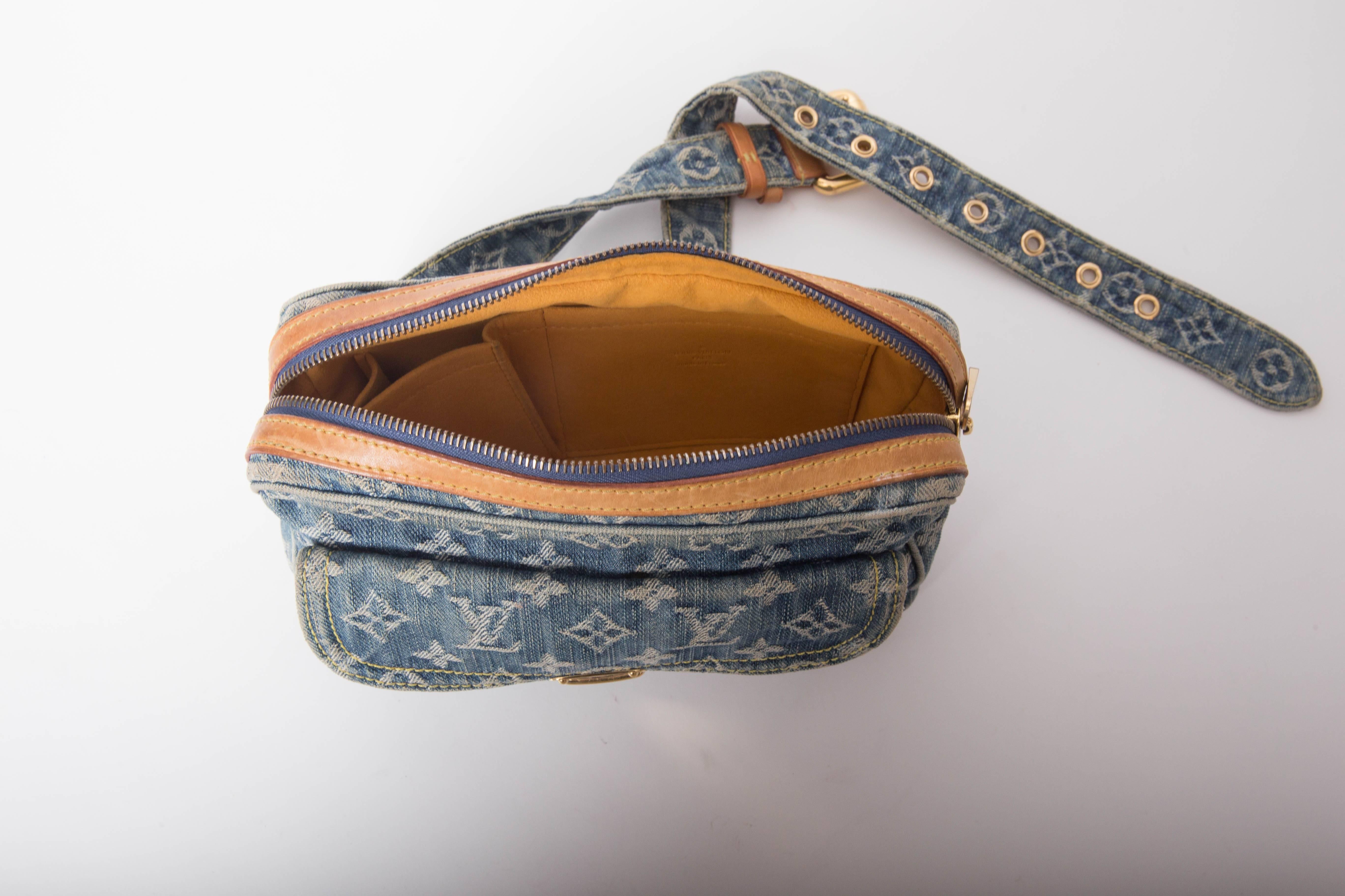 Louis Vuitton Denim Monogram Fanny Pack 2