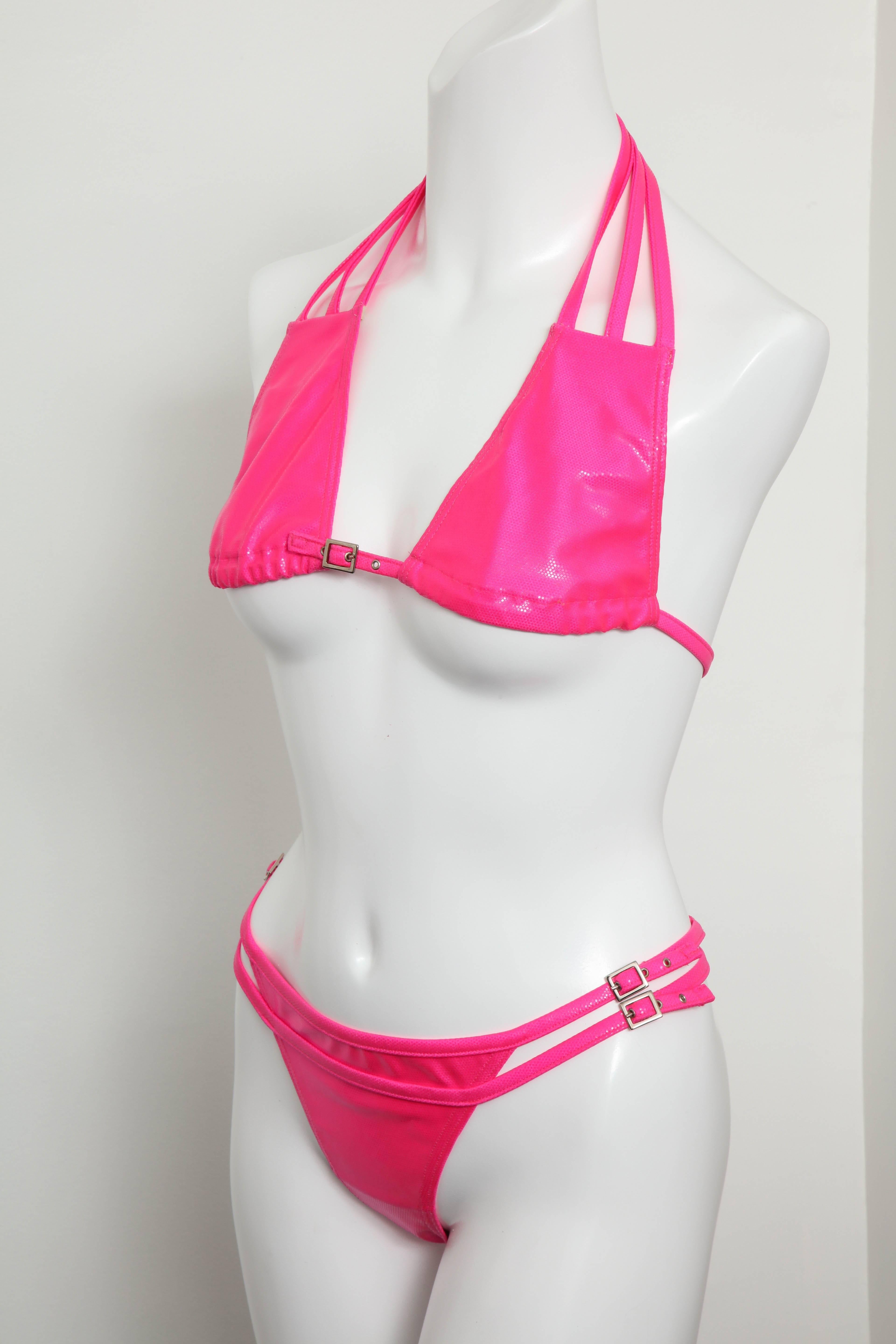 Women's John Galliano for Christian Dior Pink Bikini For Sale
