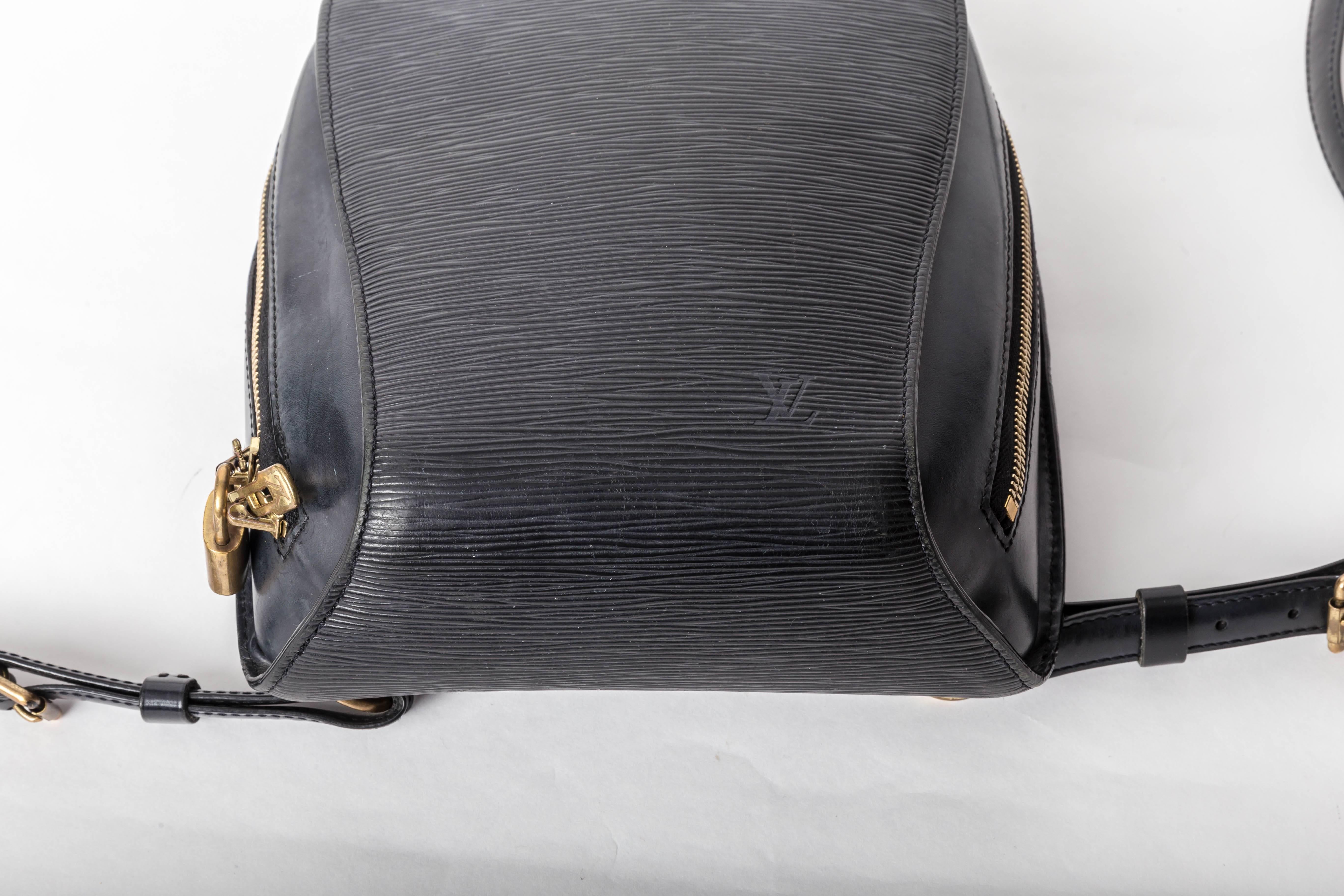 Black Louis Vuitton Epi Backpack