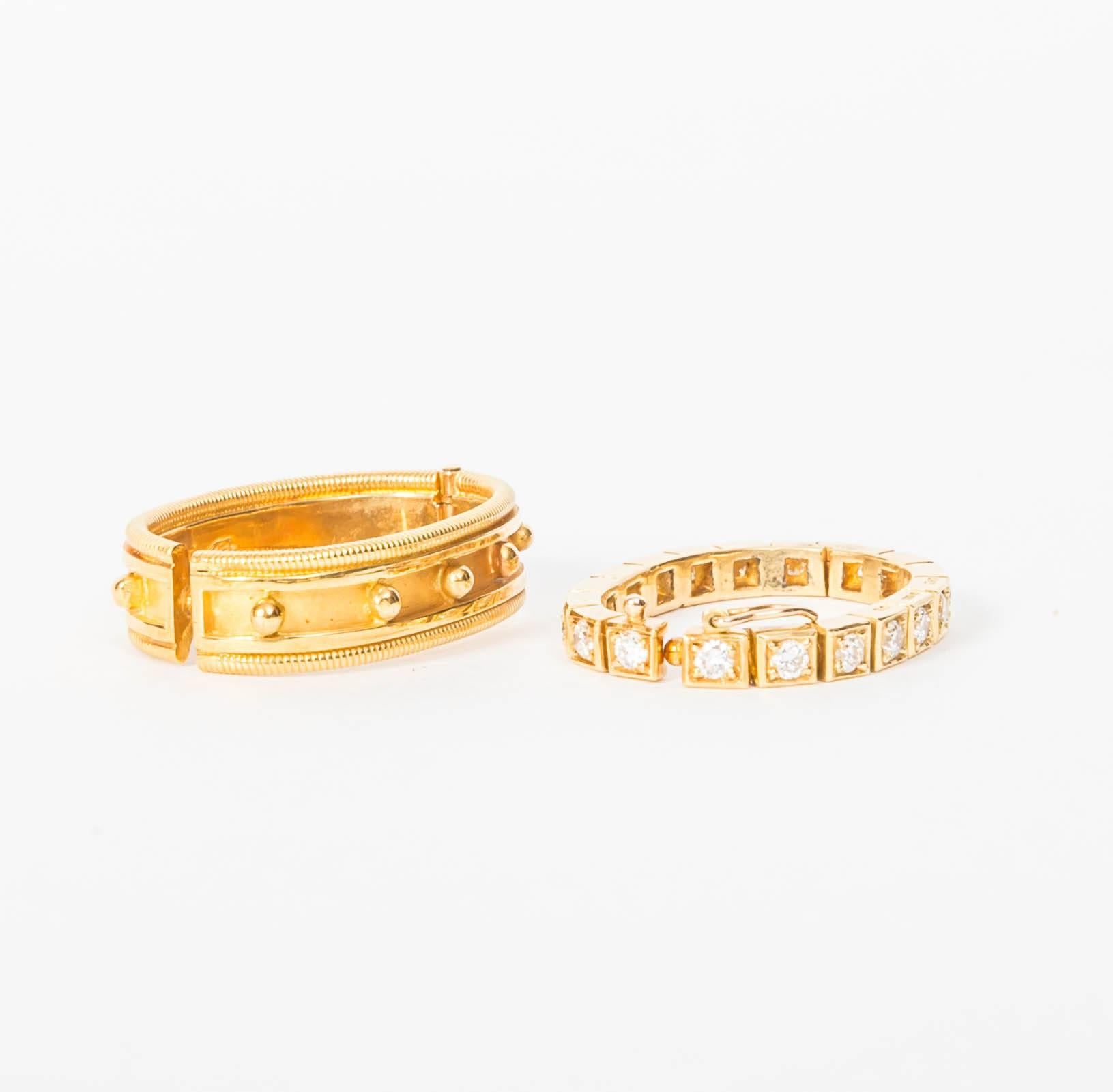 Cassandra Goad Pearls with Diamond and Gold Shorteners 2