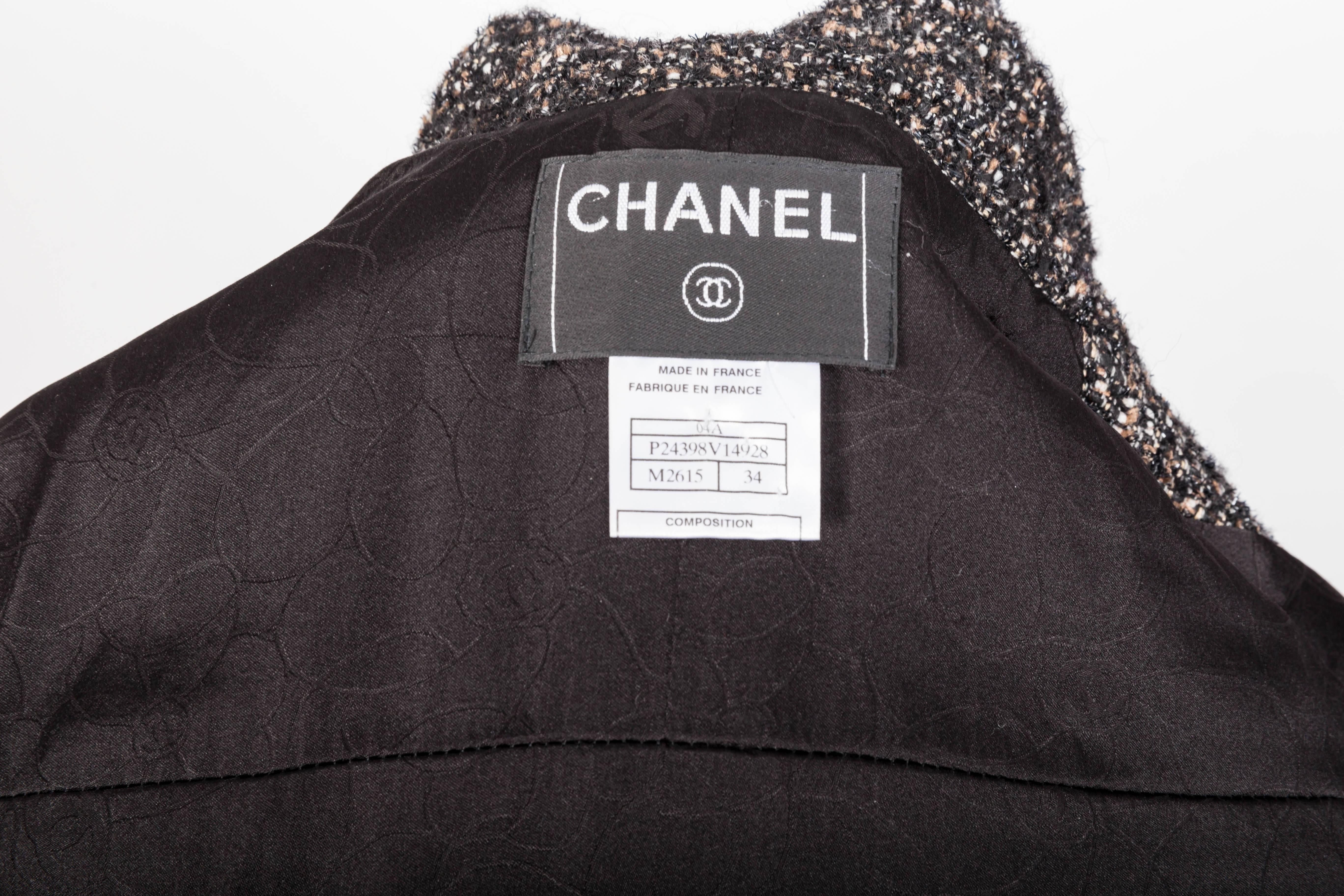 Chanel Metallic Tweed Jacket - 34 5