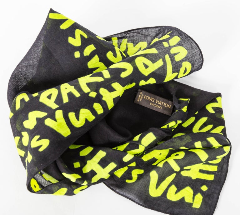 Louis Vuitton x Stephen Sprouse Logo Headband at 1stDibs  lv headband men's,  louis vuitton headband mens, louis vuitton sweatband